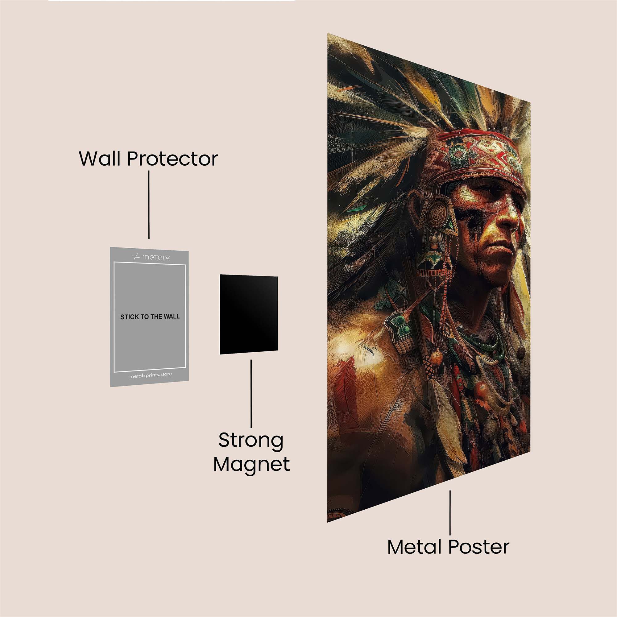 Warrior Spirit Safe Wall Magnetic / M