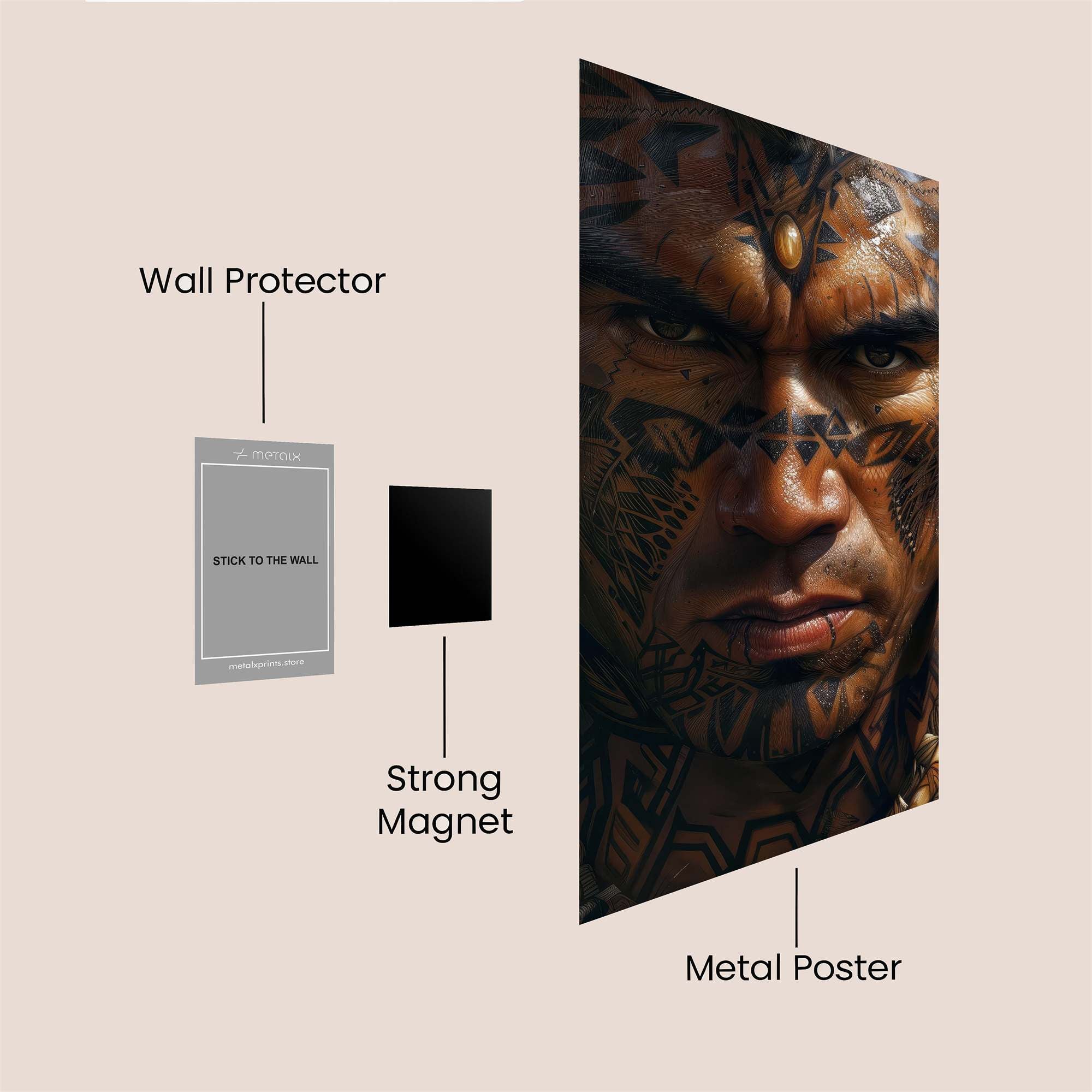 Warrior Intense Safe Wall Magnetic / M
