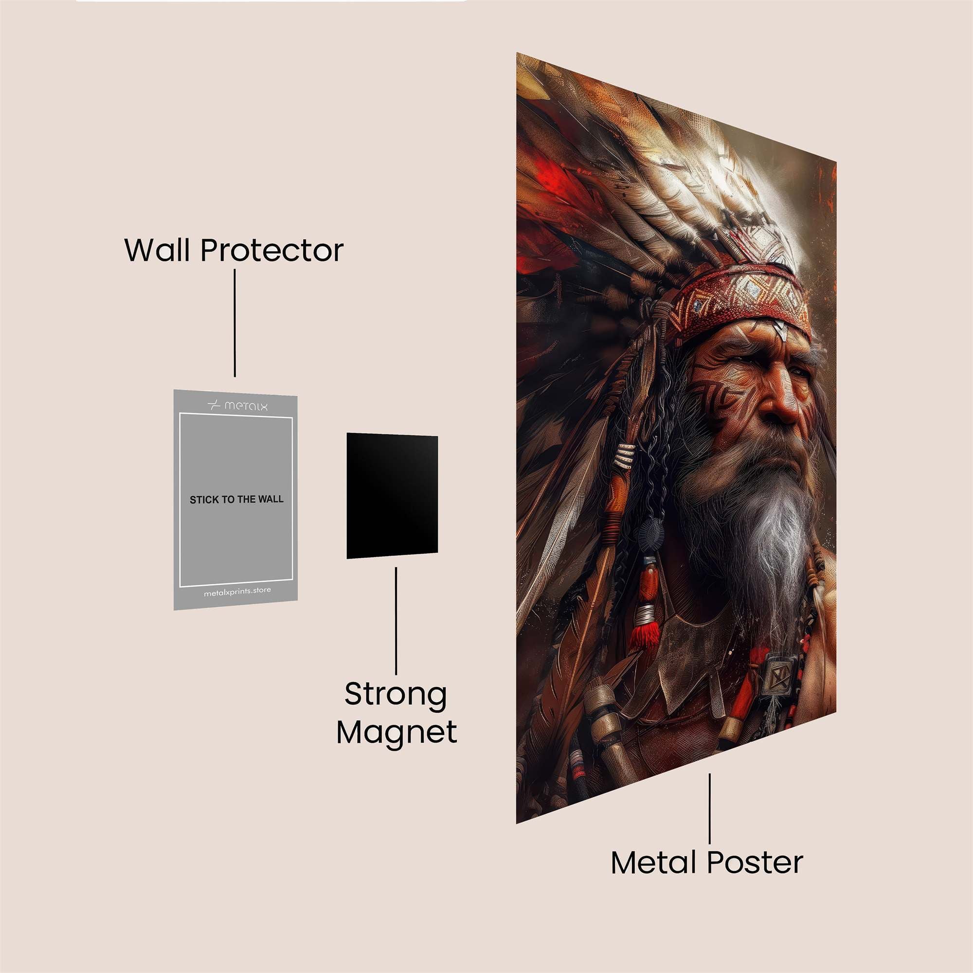 Chief Serene Safe Wall Magnetic / M