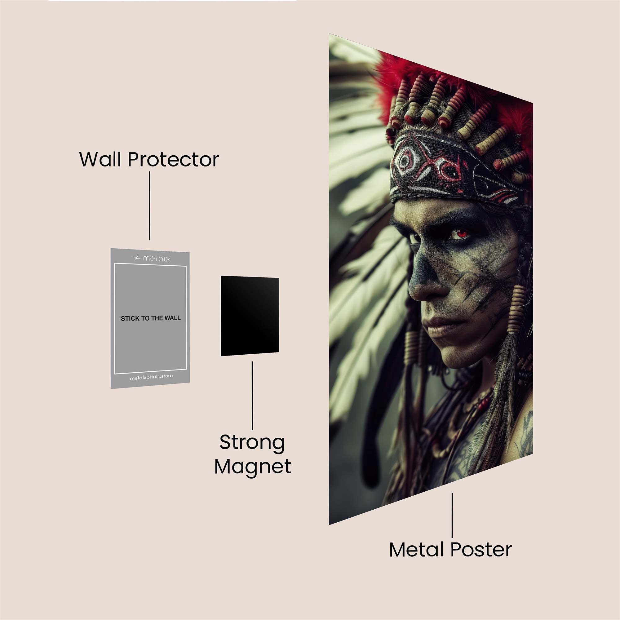 Warrior Intense Safe Wall Magnetic / M