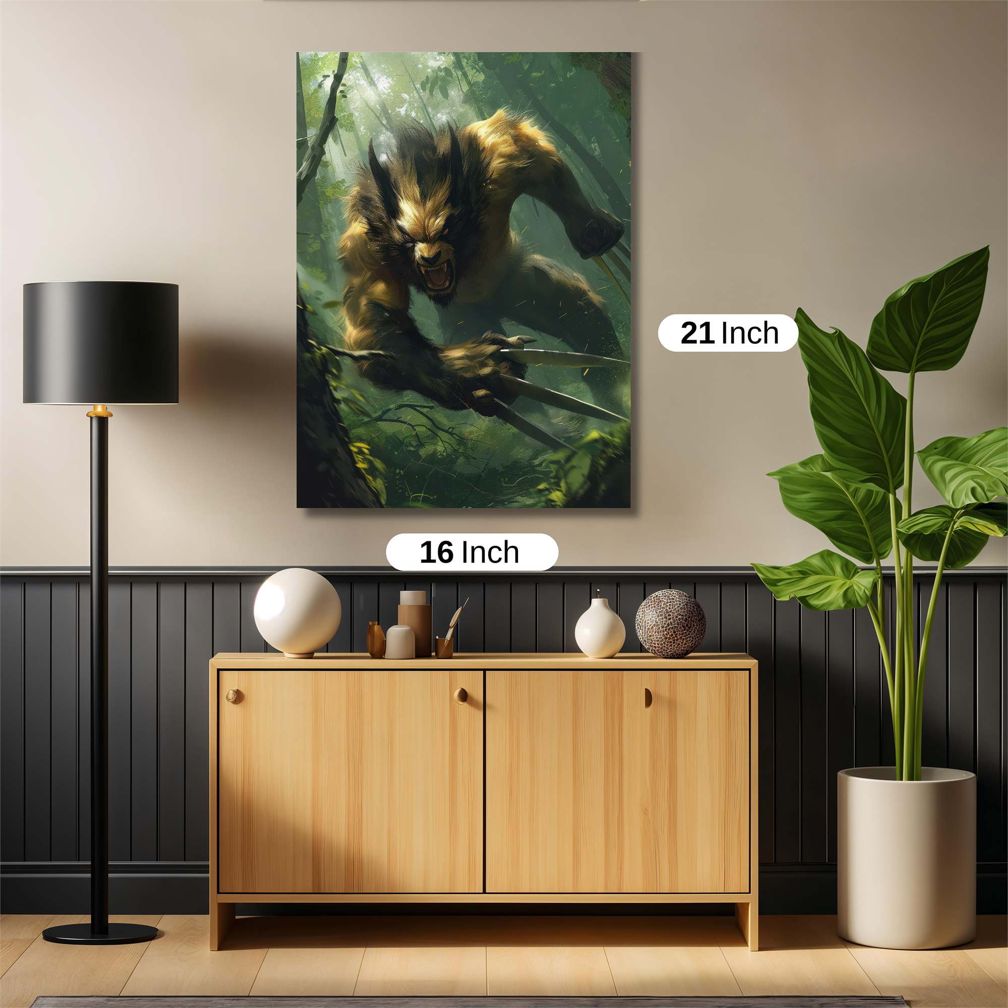 Werewolf Frenzy Safe Wall Magnetic / M