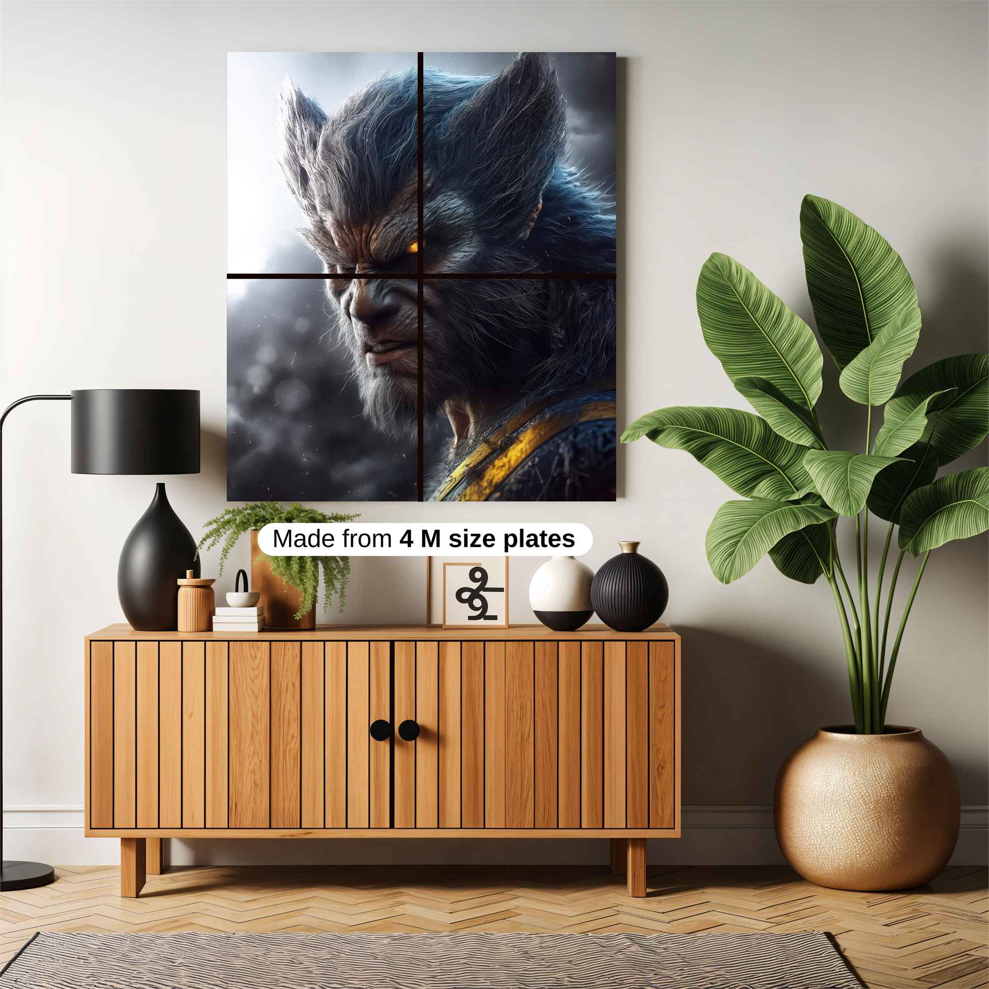 Werewolf Menace Safe Wall Magnetic / M