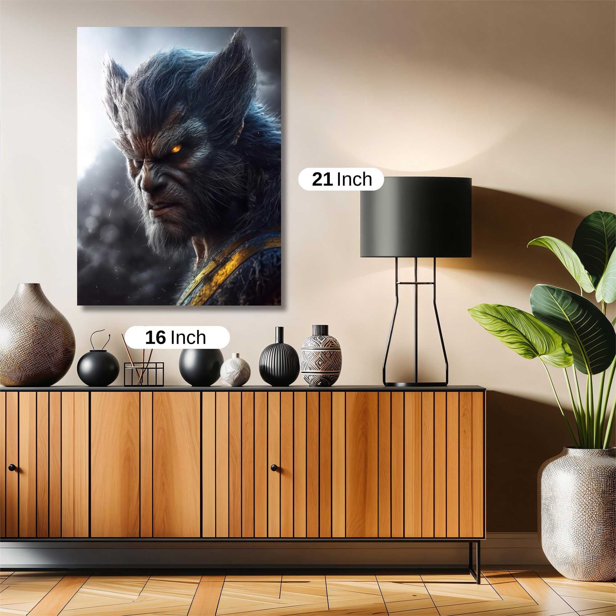 Werewolf Menace Safe Wall Magnetic / M