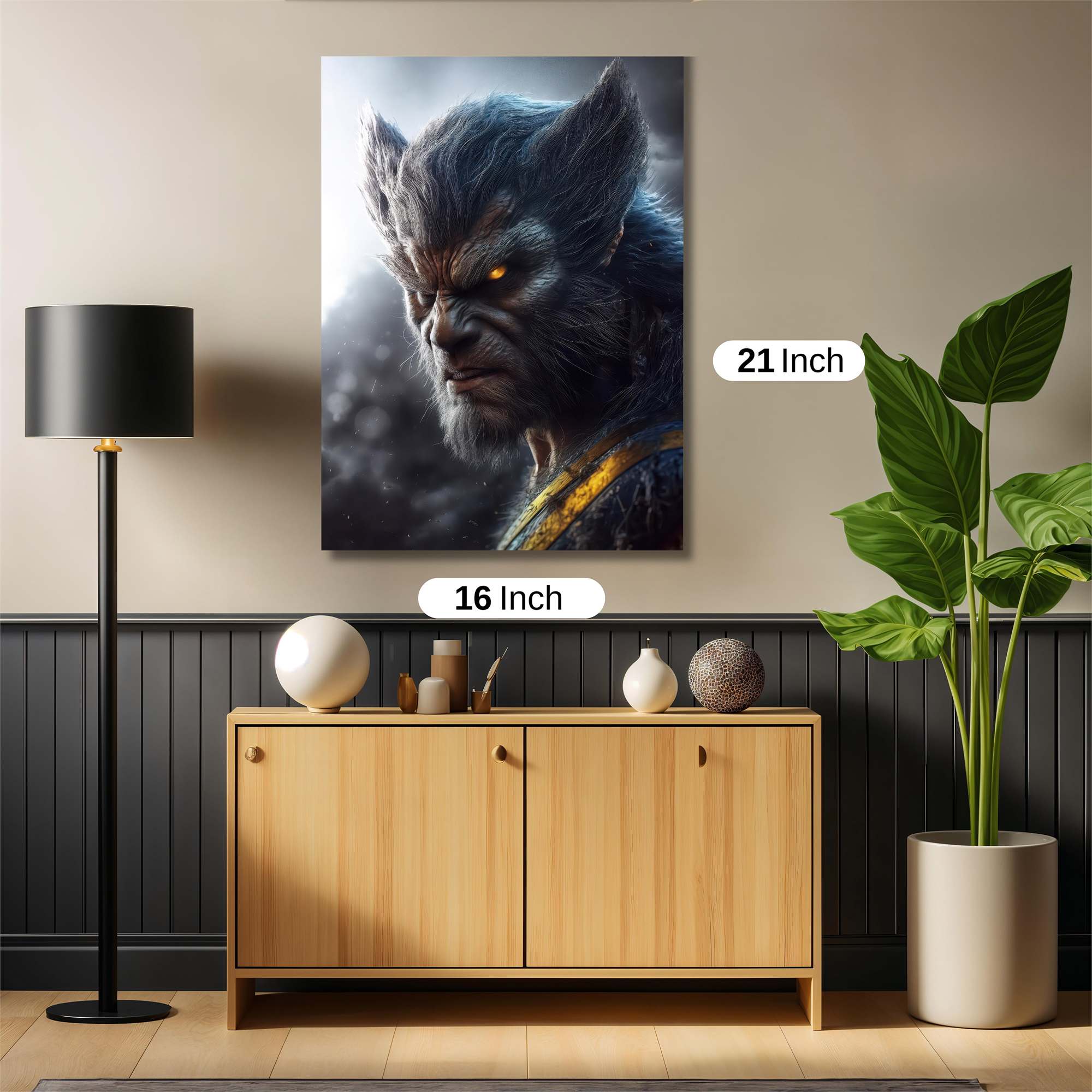 Werewolf Menace Safe Wall Magnetic / M