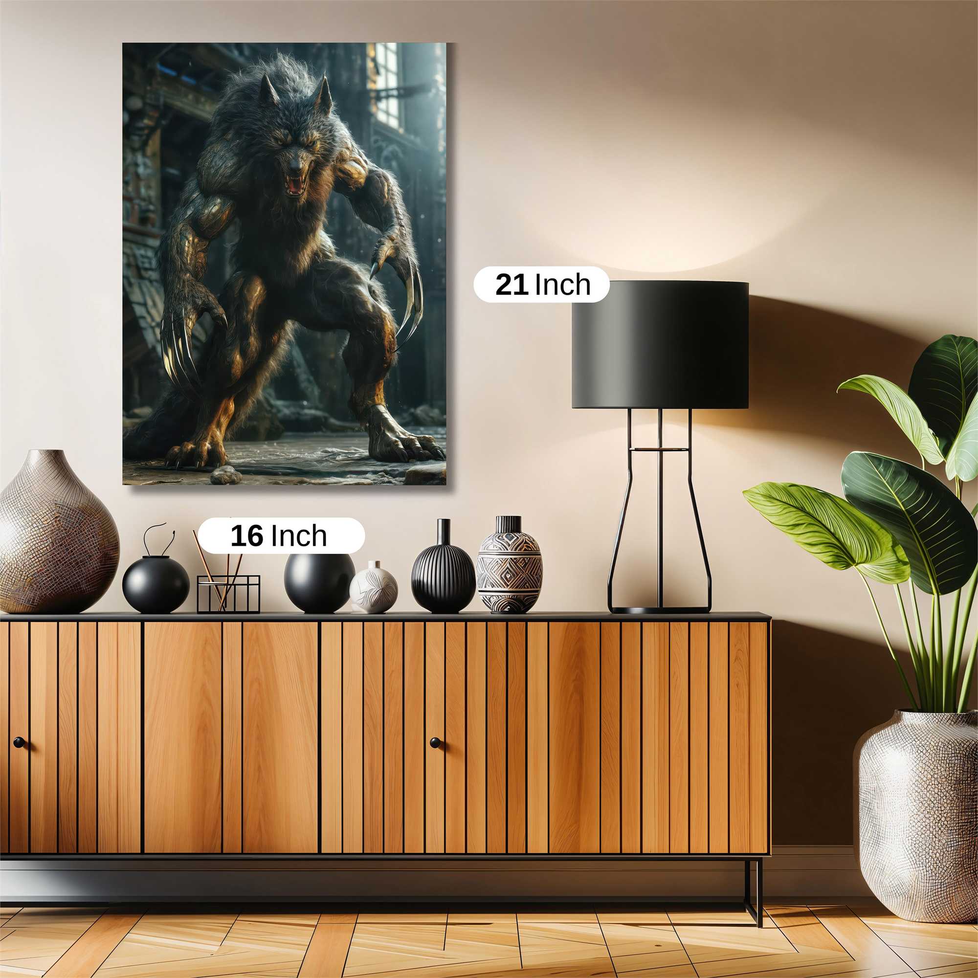 Werewolf Ferocity Safe Wall Magnetic / M