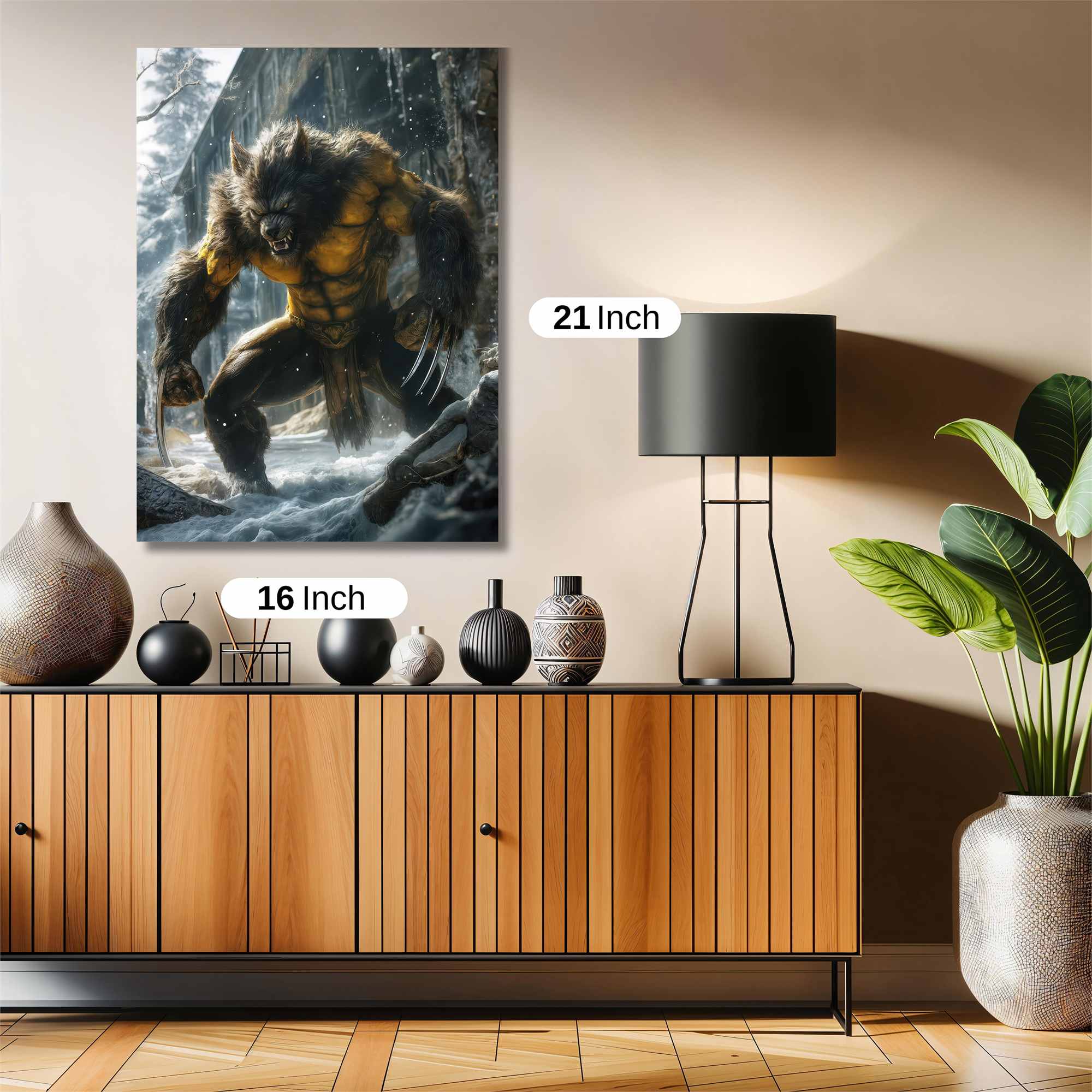 Werewolf Ferocity Safe Wall Magnetic / M