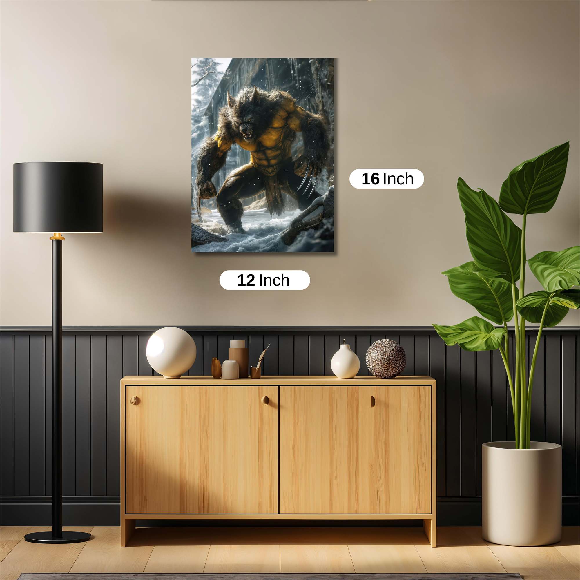 Werewolf Ferocity Safe Wall Magnetic / M