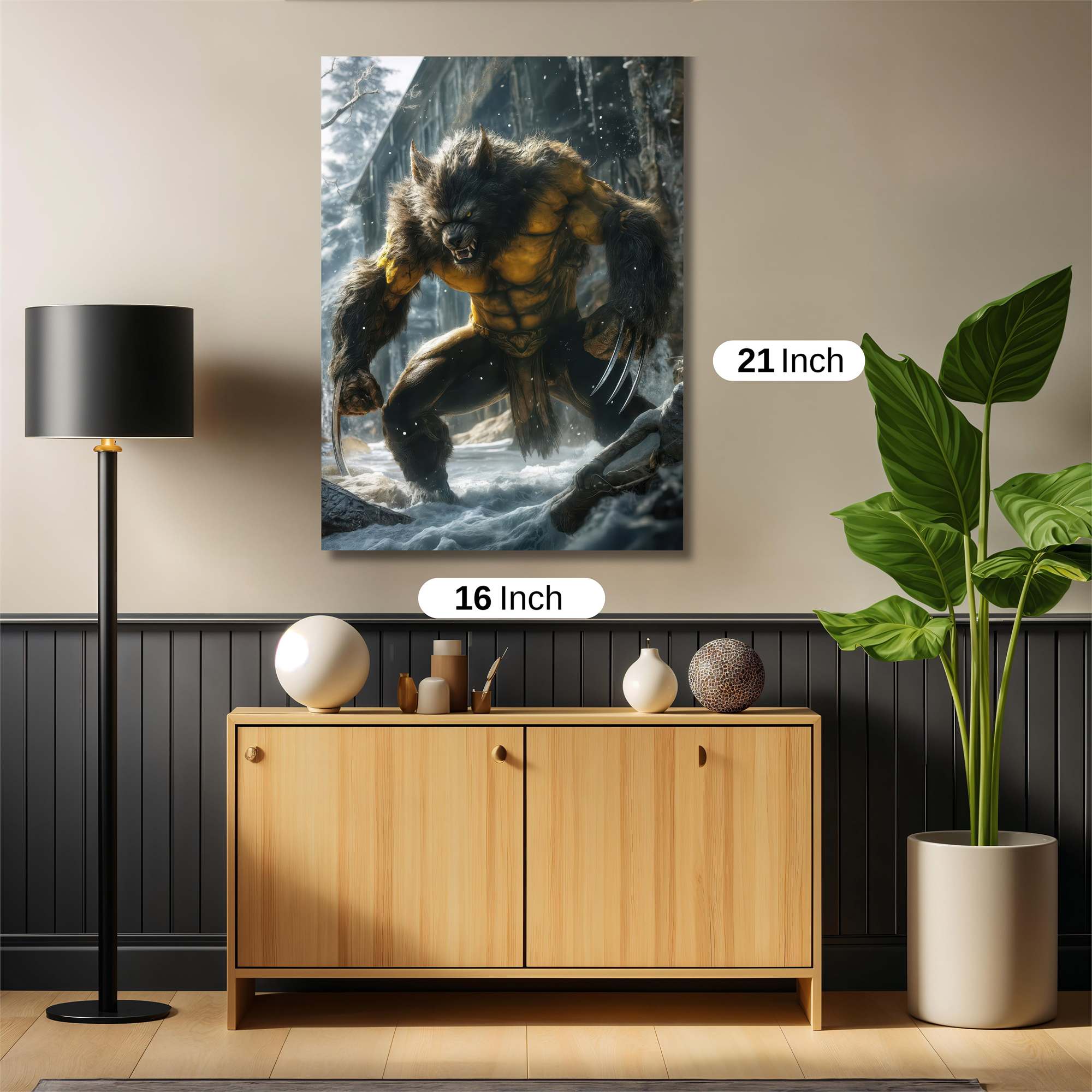 Werewolf Ferocity Safe Wall Magnetic / M