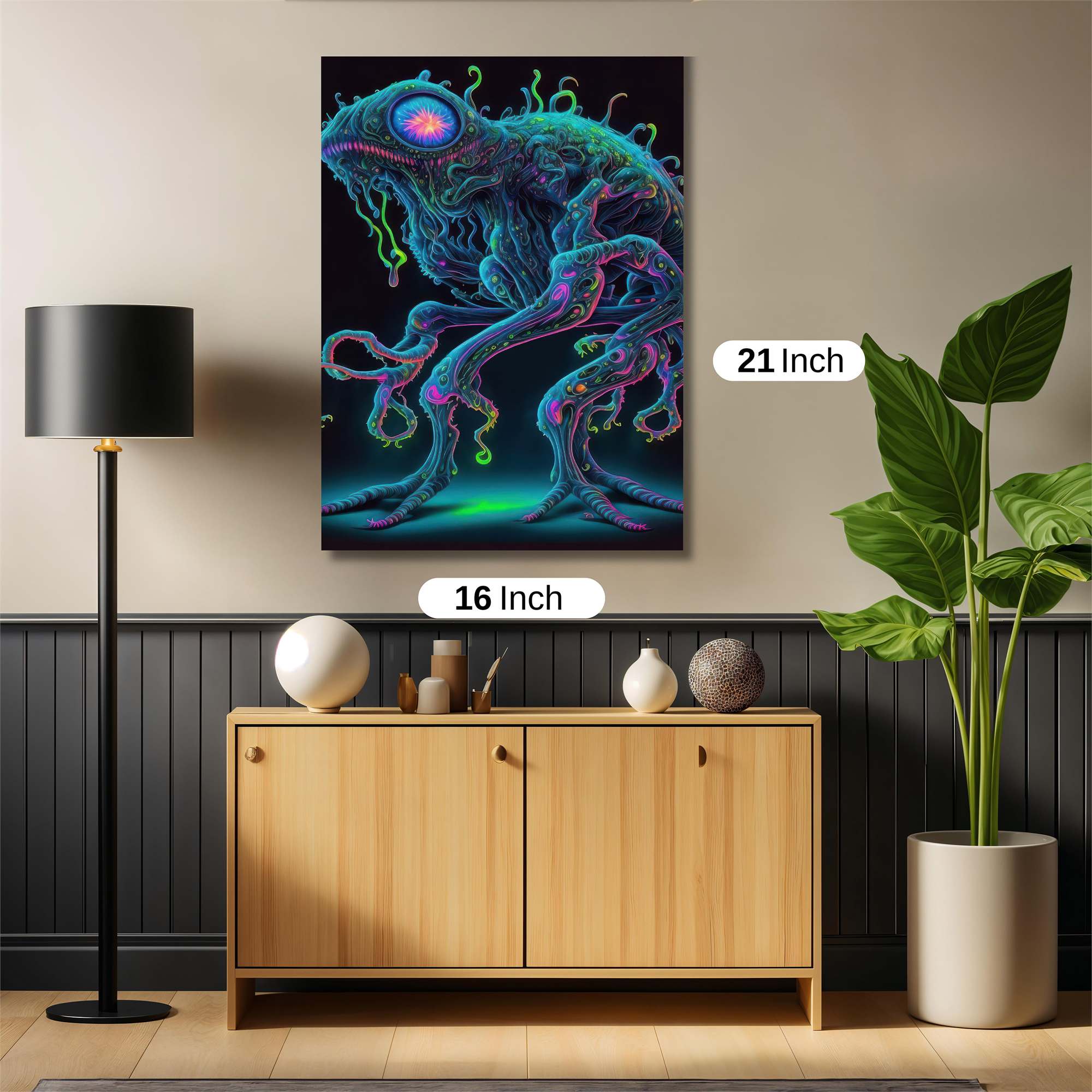 Alien Whimsy Safe Wall Magnetic / M