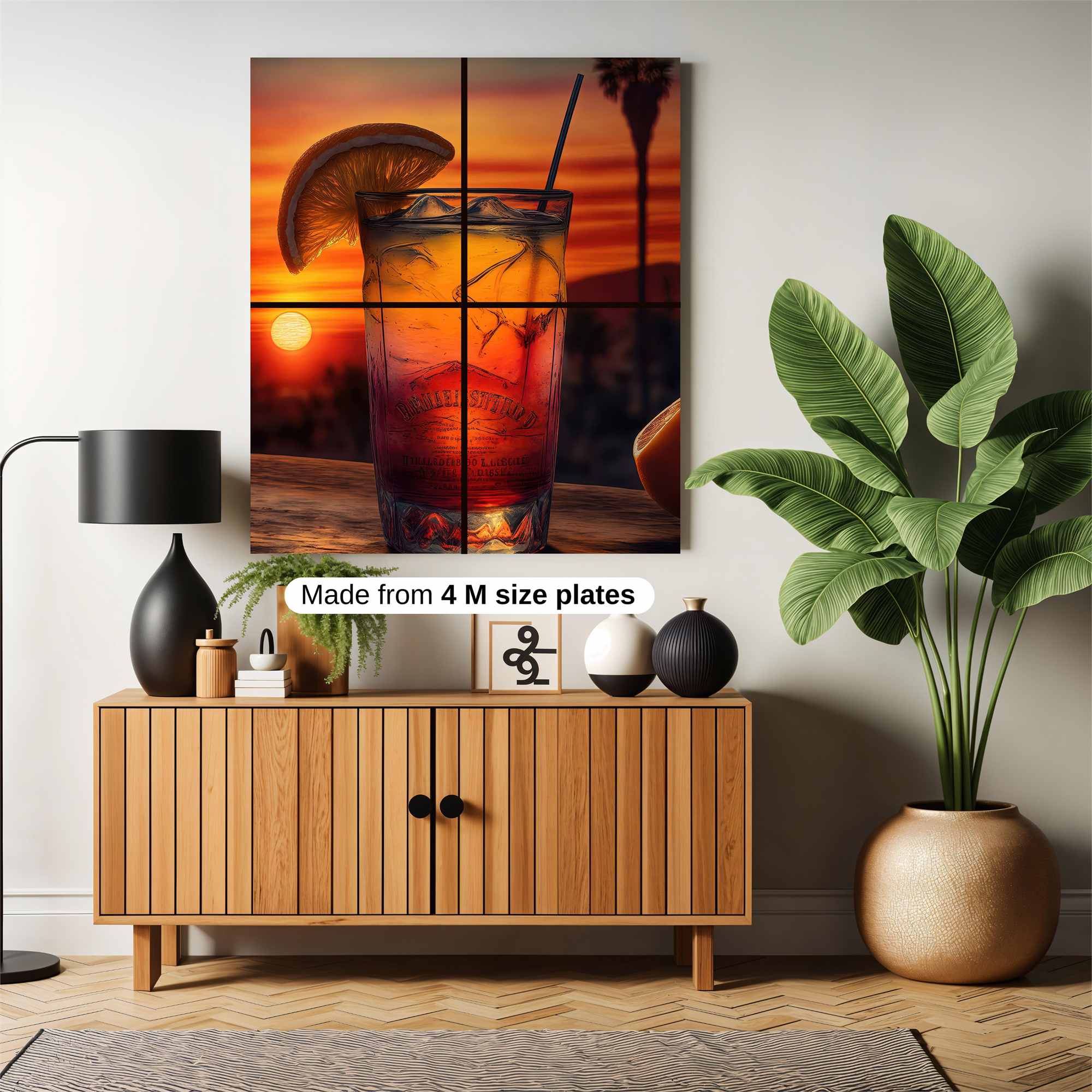 Sunset Serenity Safe Wall Magnetic / M