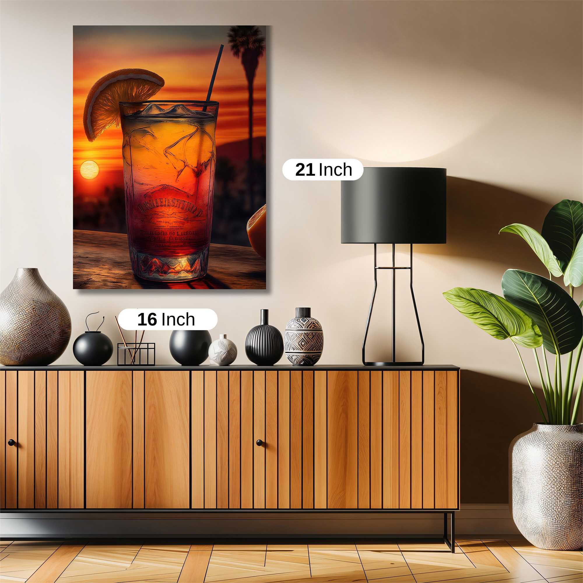 Sunset Serenity Safe Wall Magnetic / M