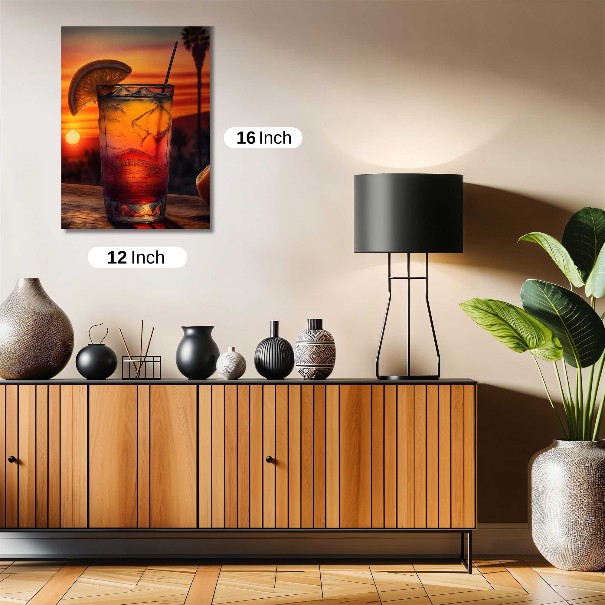 Sunset Serenity Safe Wall Magnetic / M