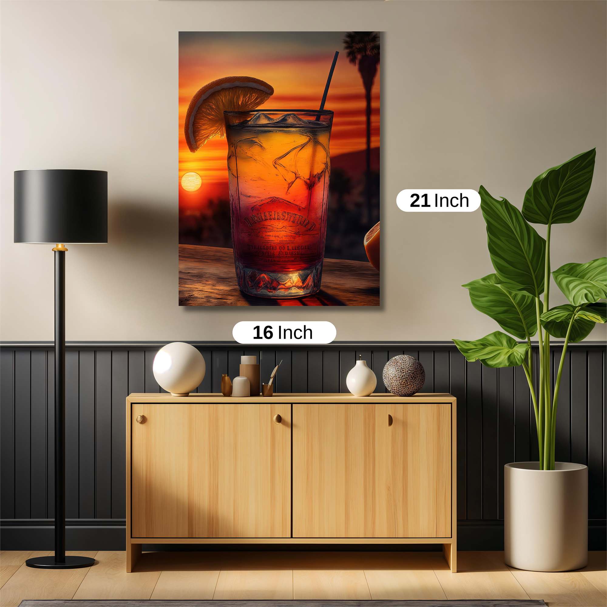 Sunset Serenity Safe Wall Magnetic / M