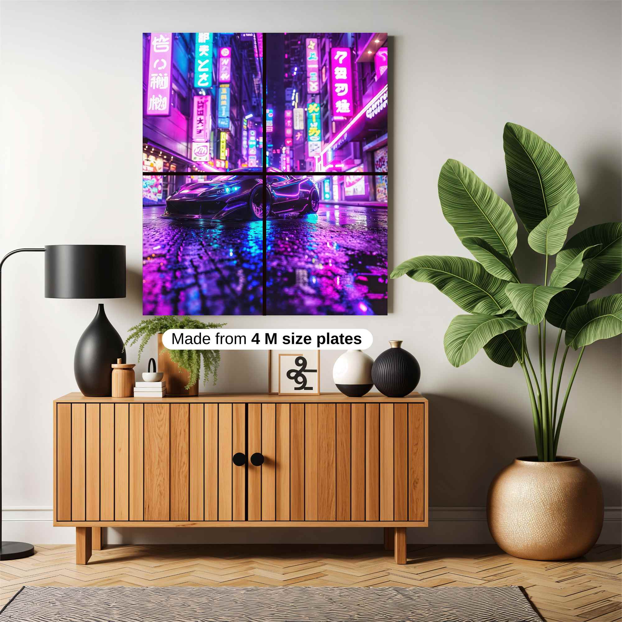 Neon Pulse Safe Wall Magnetic / M