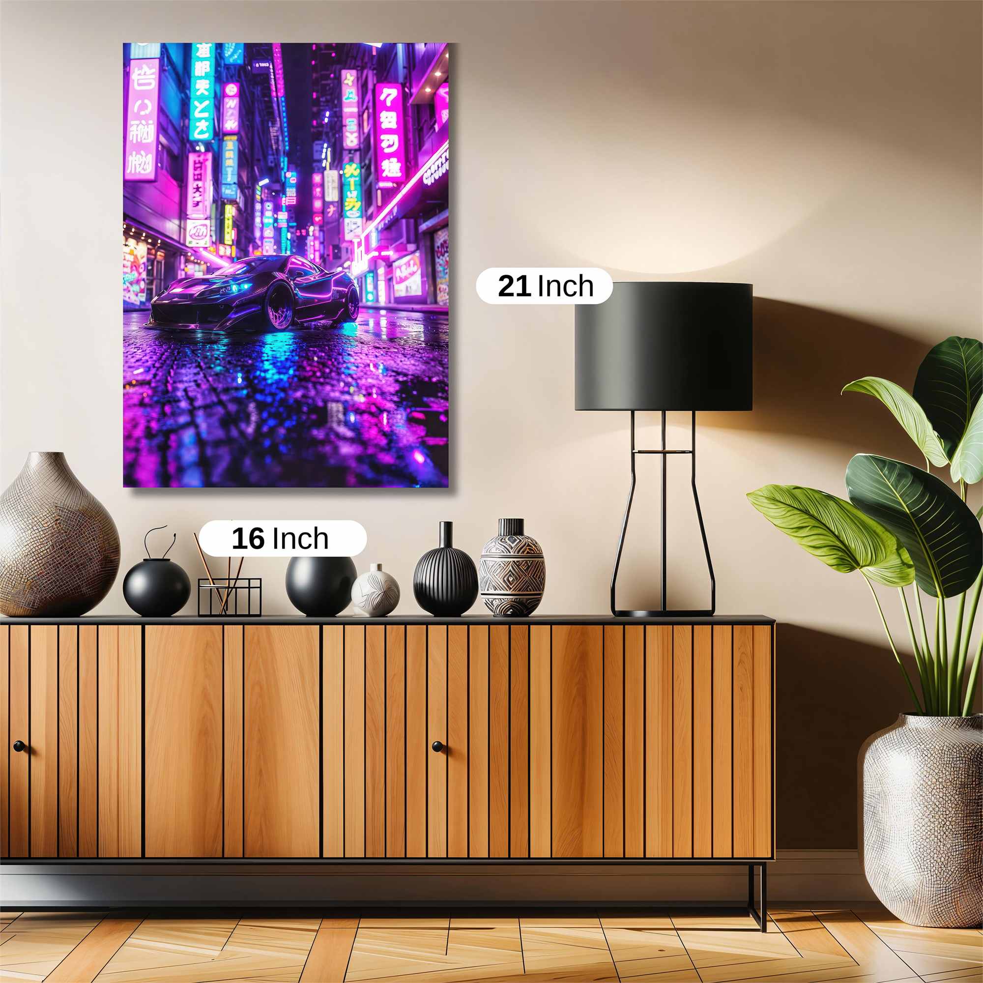 Neon Pulse Safe Wall Magnetic / M