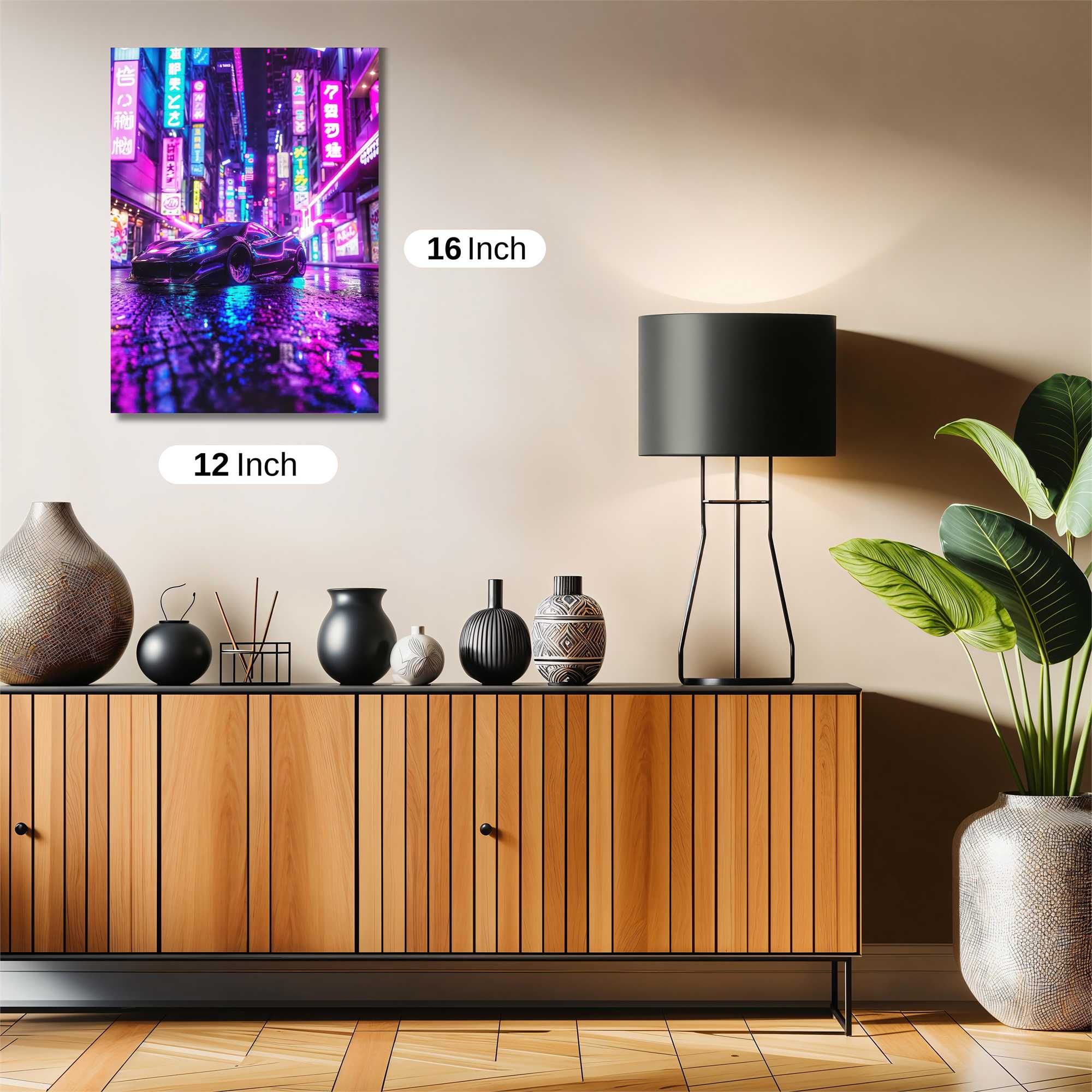 Neon Pulse Safe Wall Magnetic / M