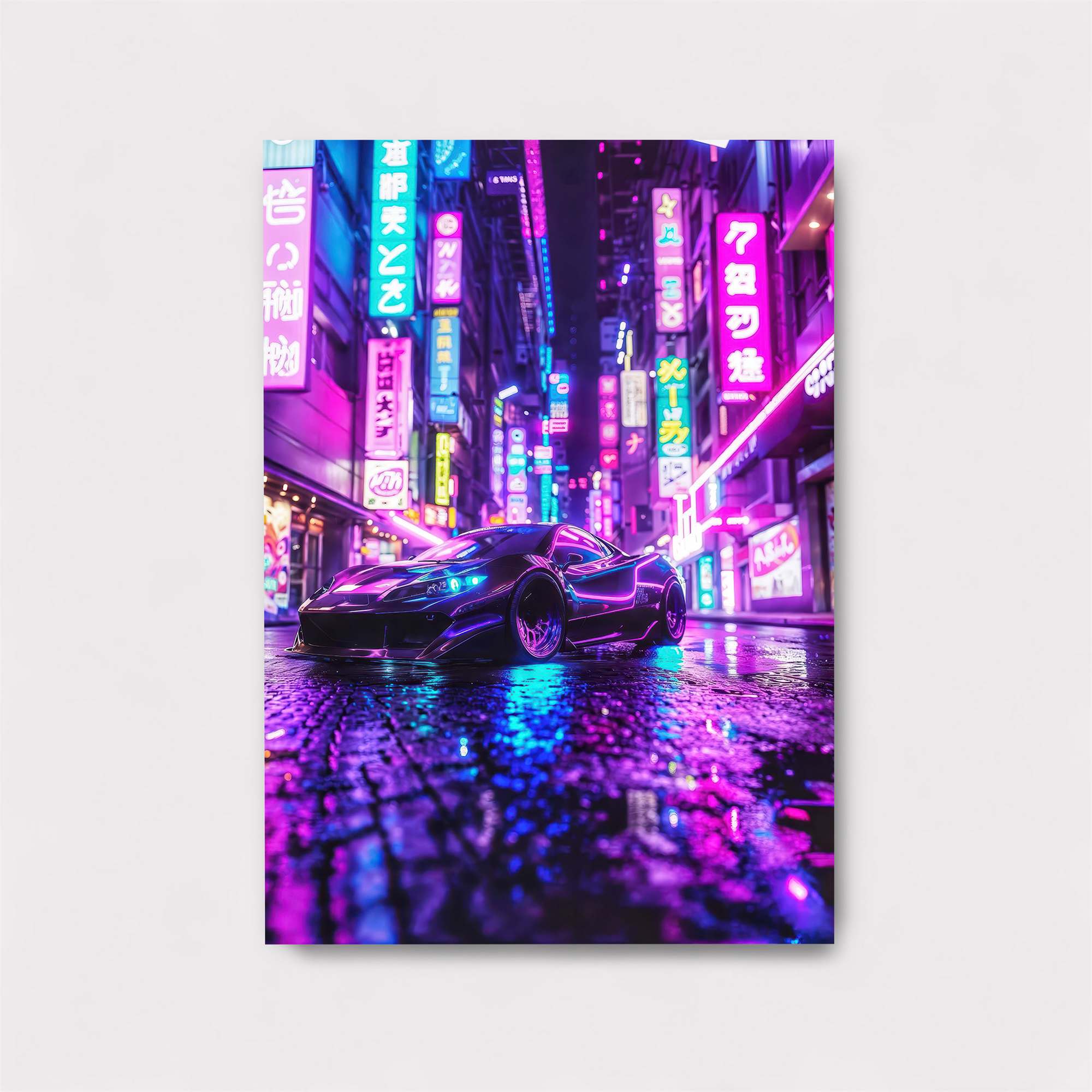 Neon Pulse Safe Wall Magnetic / M