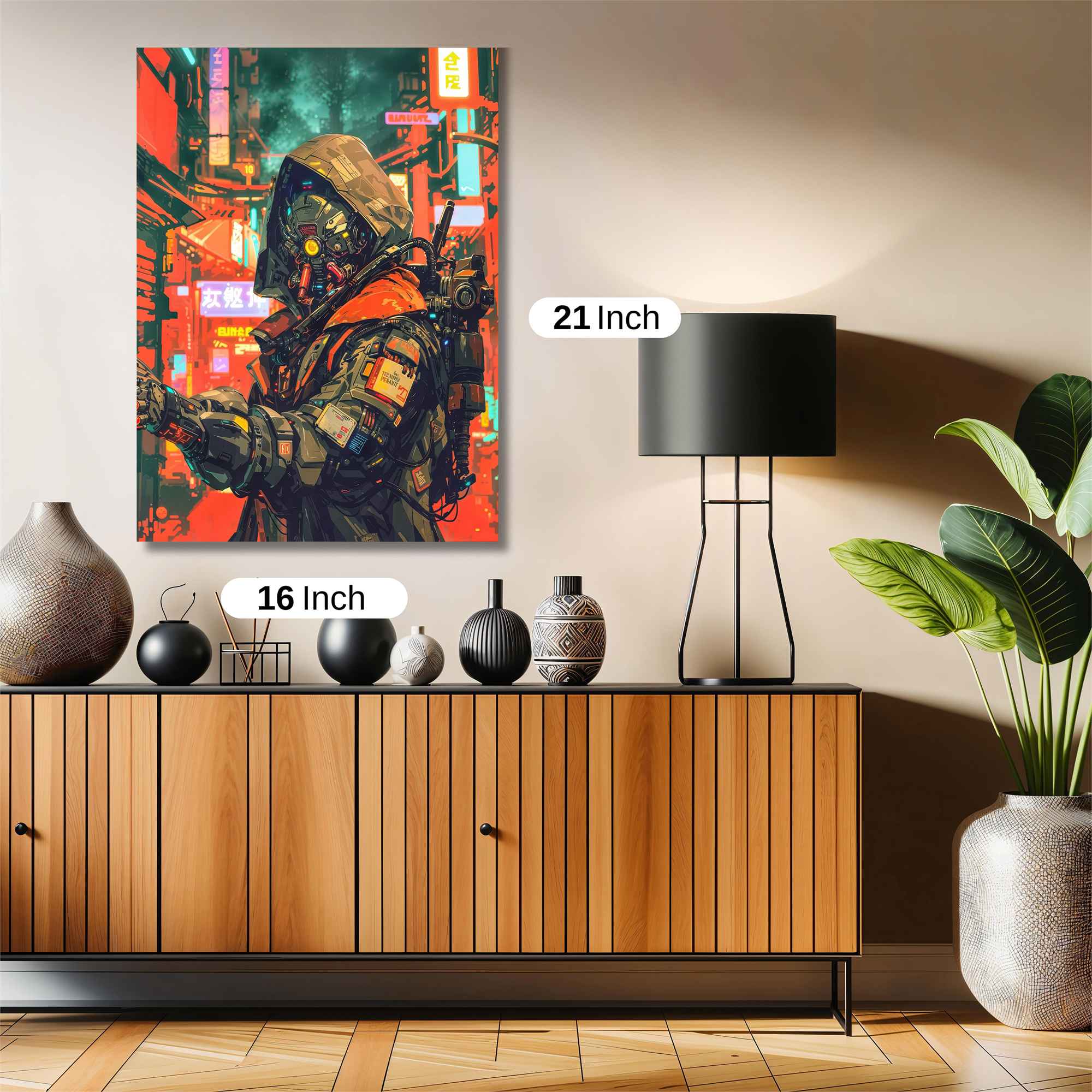 Cyberpunk Wanderer Safe Wall Magnetic / M