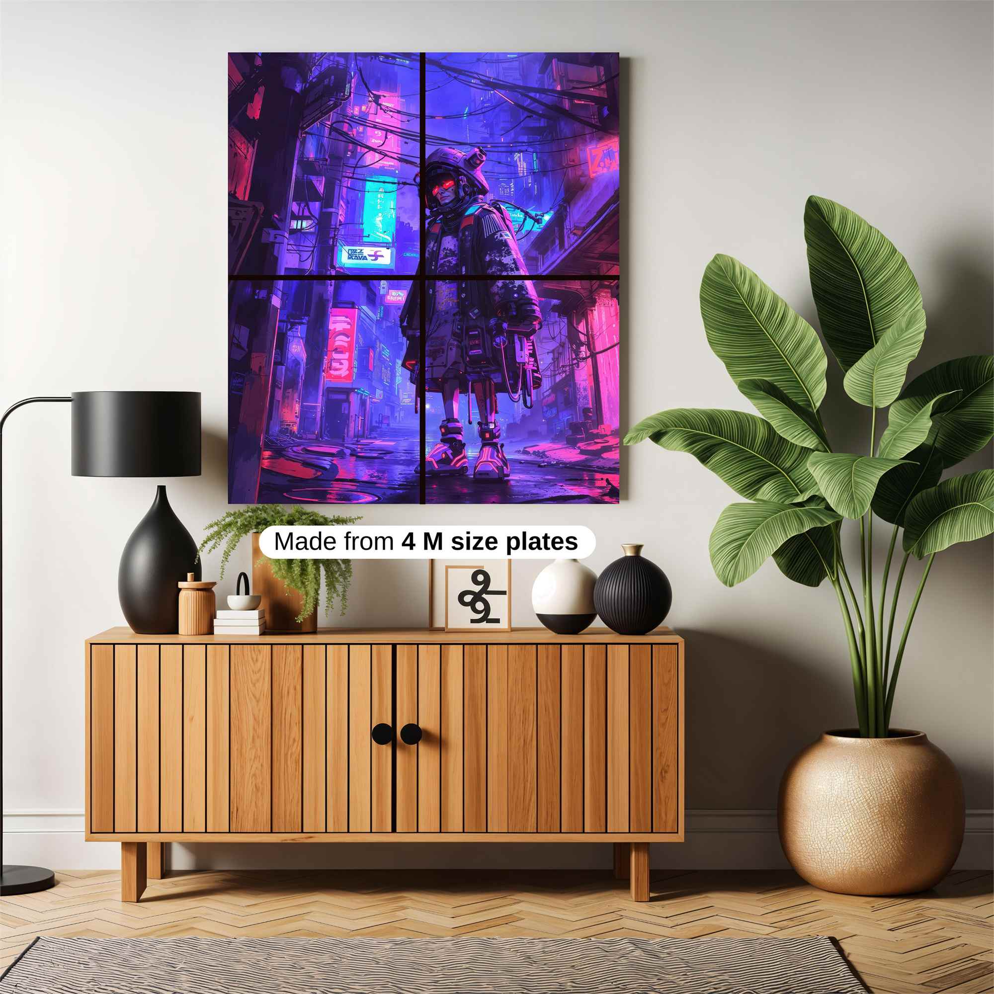Cyberpunk Solitude Safe Wall Magnetic / M