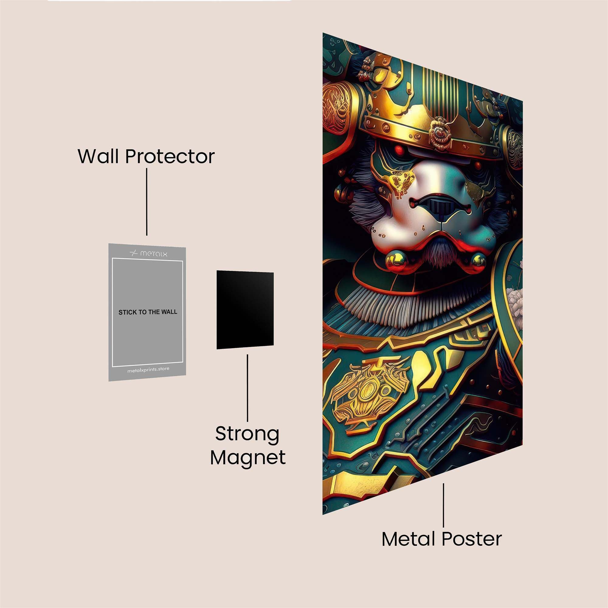 Samurai Serenity Safe Wall Magnetic / M