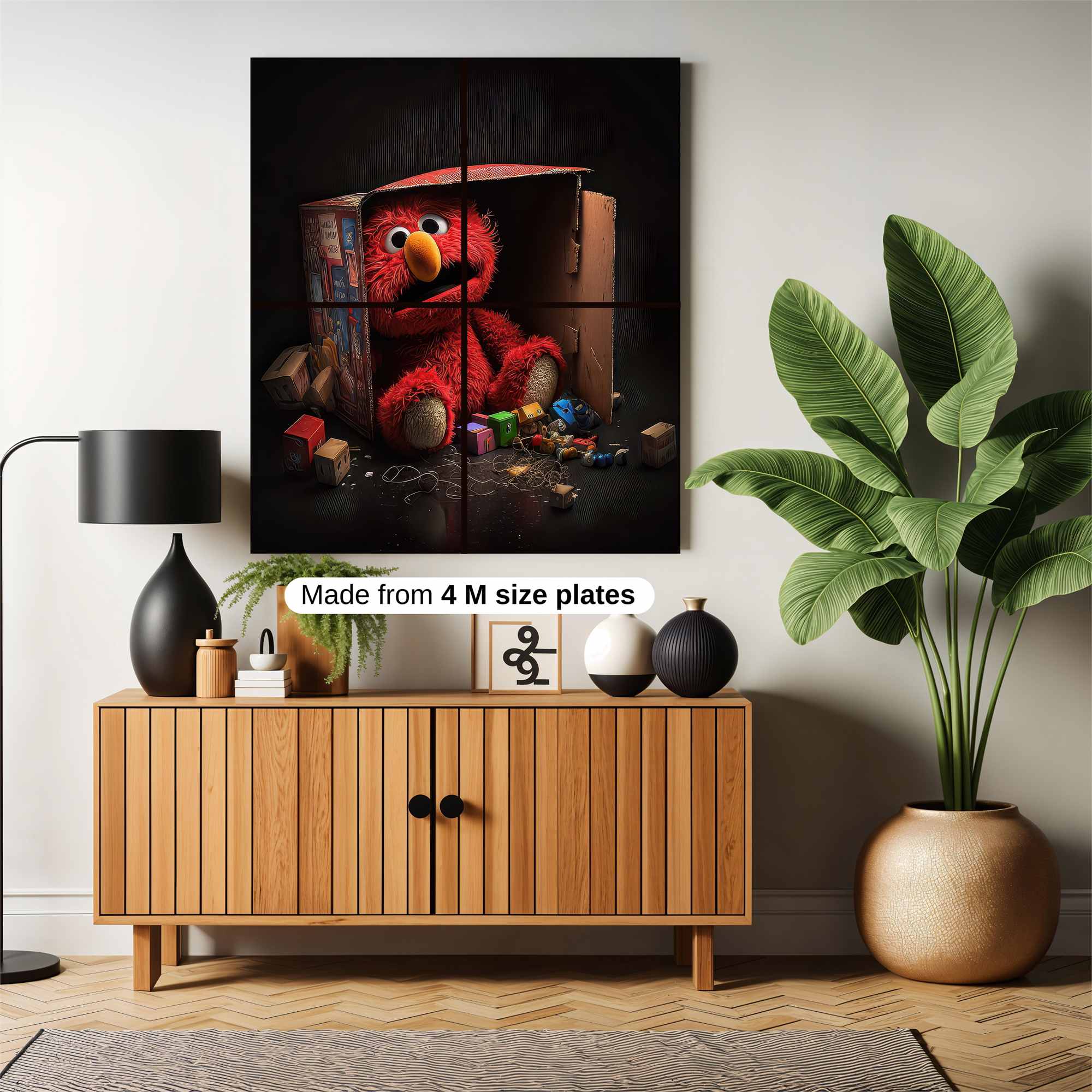 Elmo Melancholy Safe Wall Magnetic / M