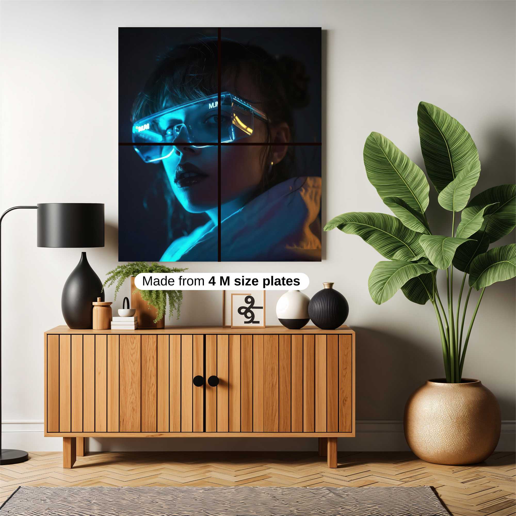 Neon Mystery Safe Wall Magnetic / M