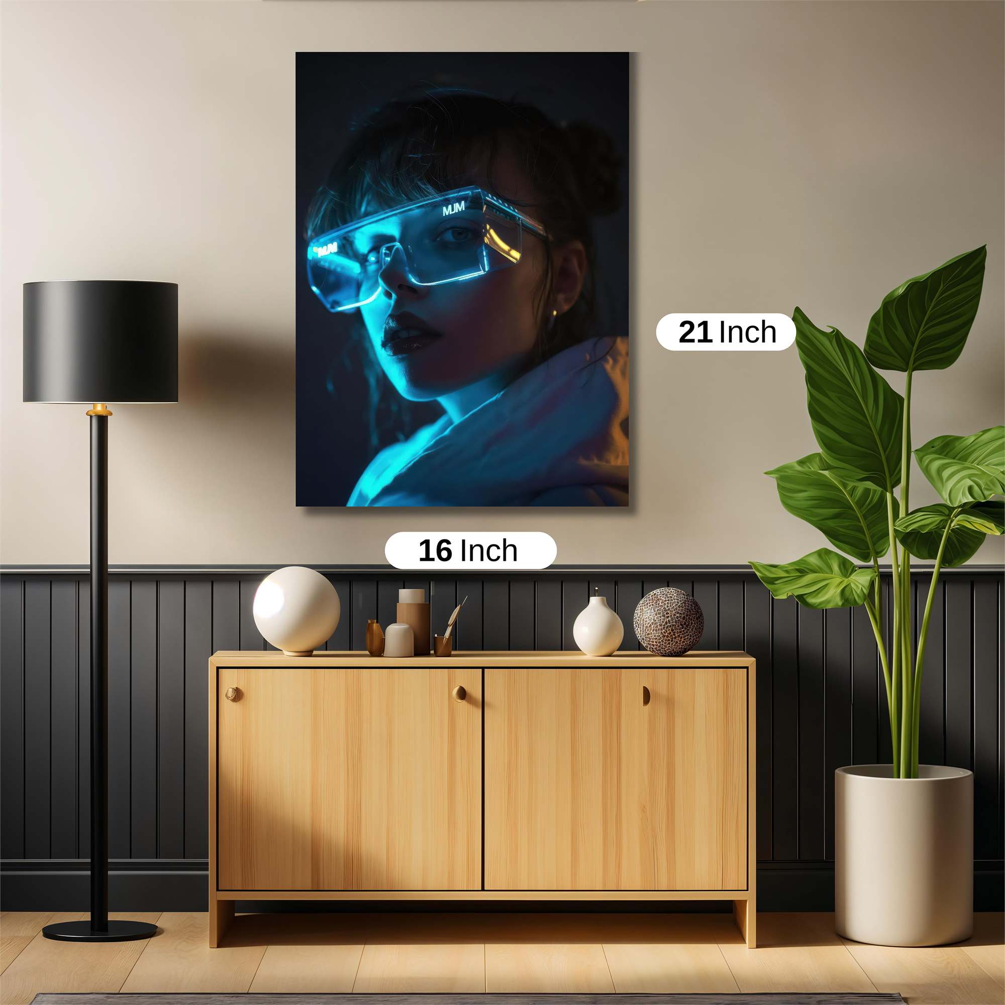 Neon Mystery Safe Wall Magnetic / M