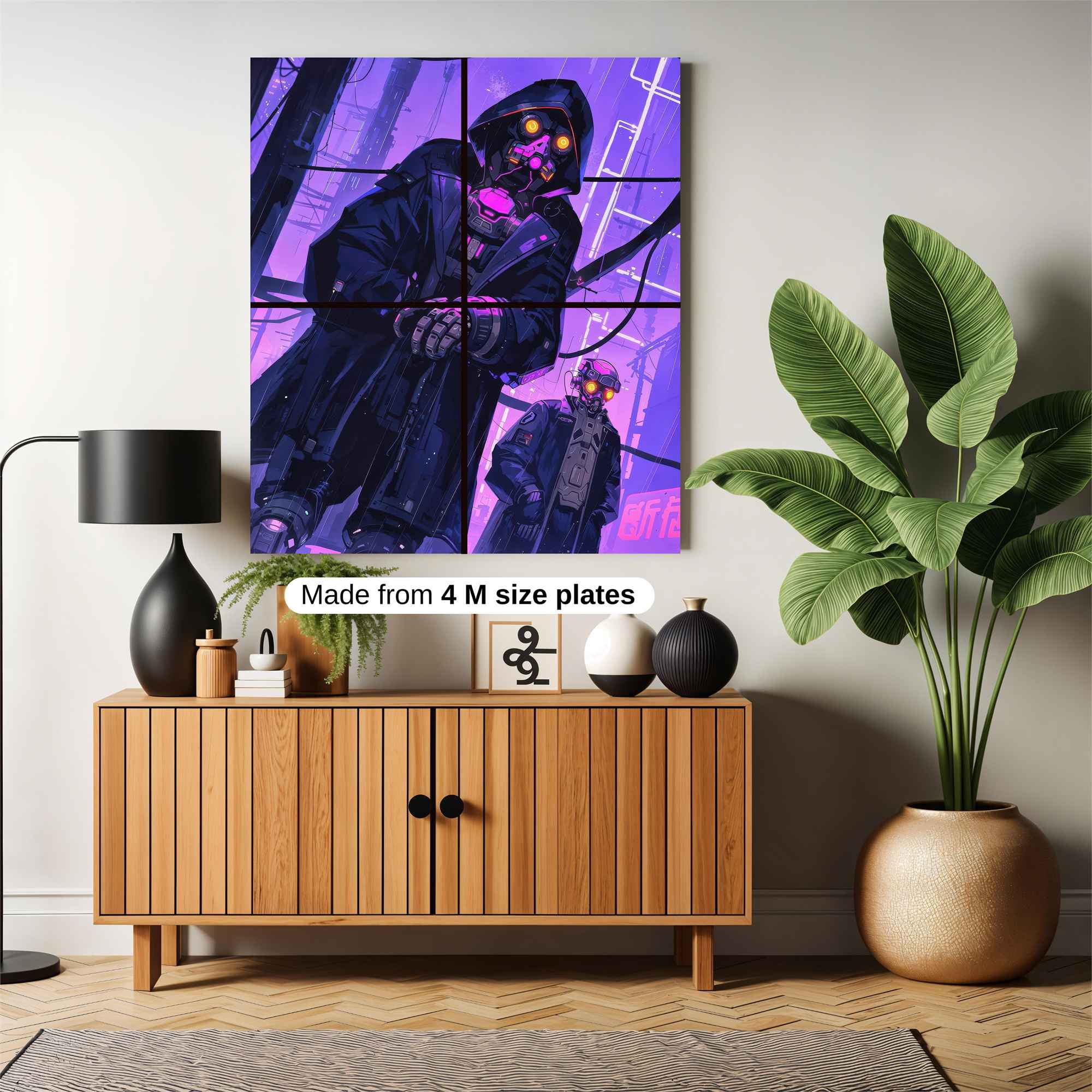 Cyberpunk Solitude Safe Wall Magnetic / M