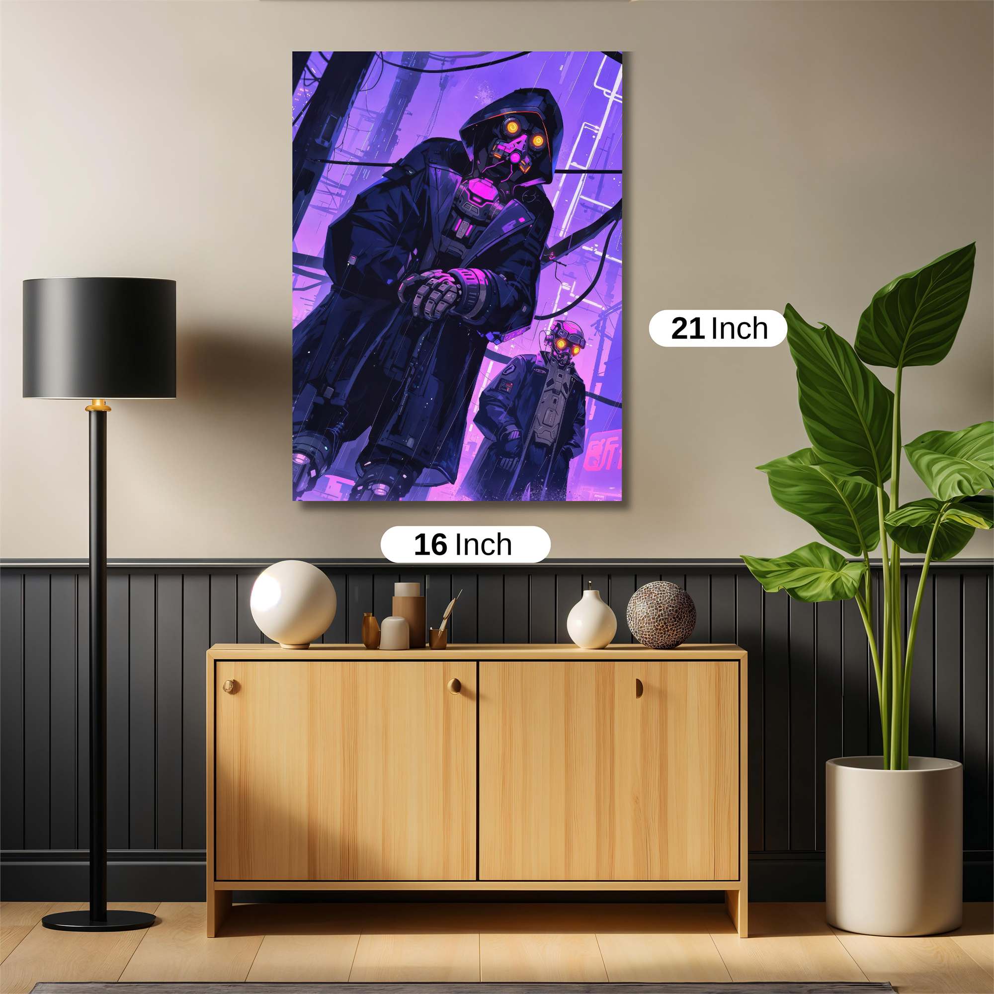 Cyberpunk Solitude Safe Wall Magnetic / M