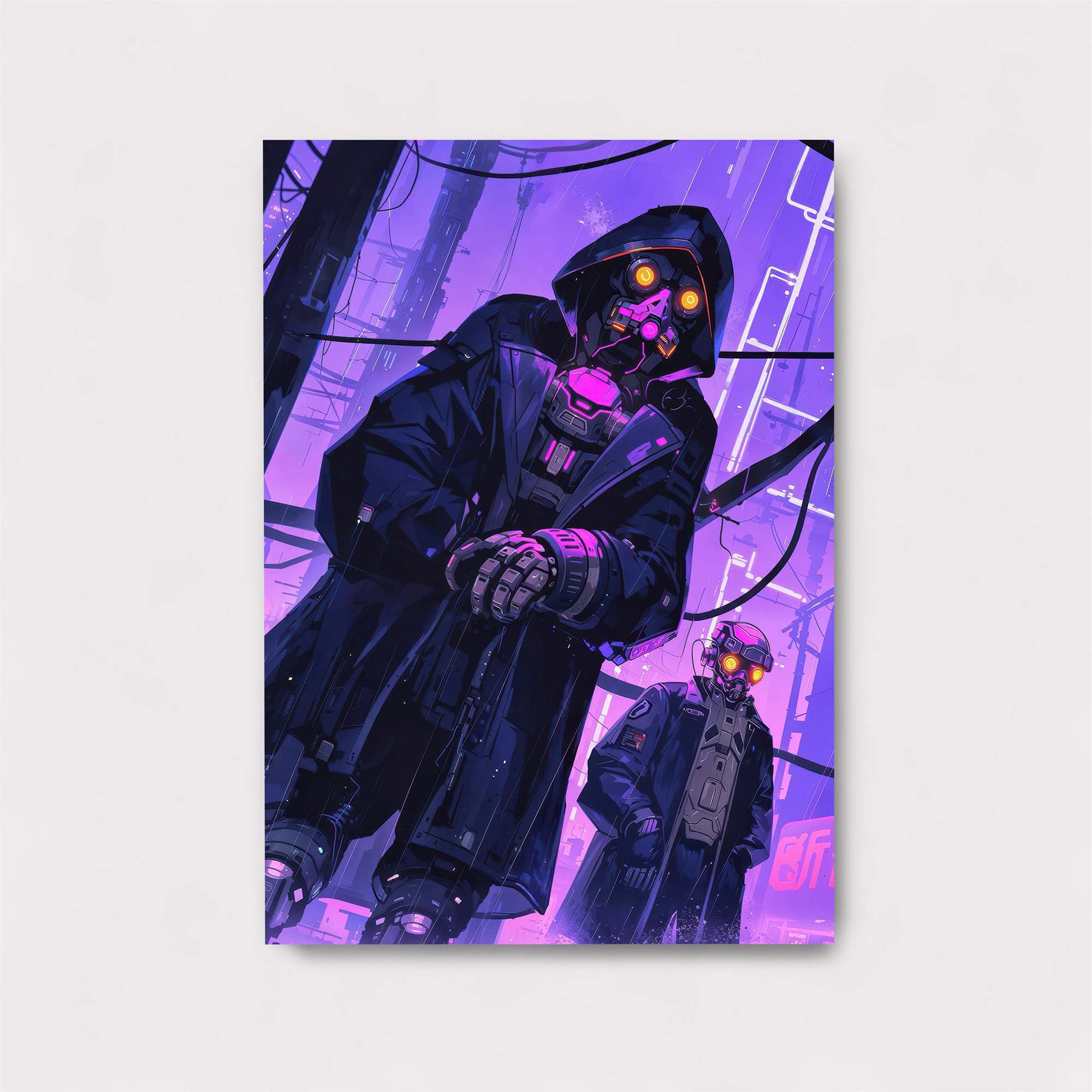 Cyberpunk Solitude Safe Wall Magnetic / M