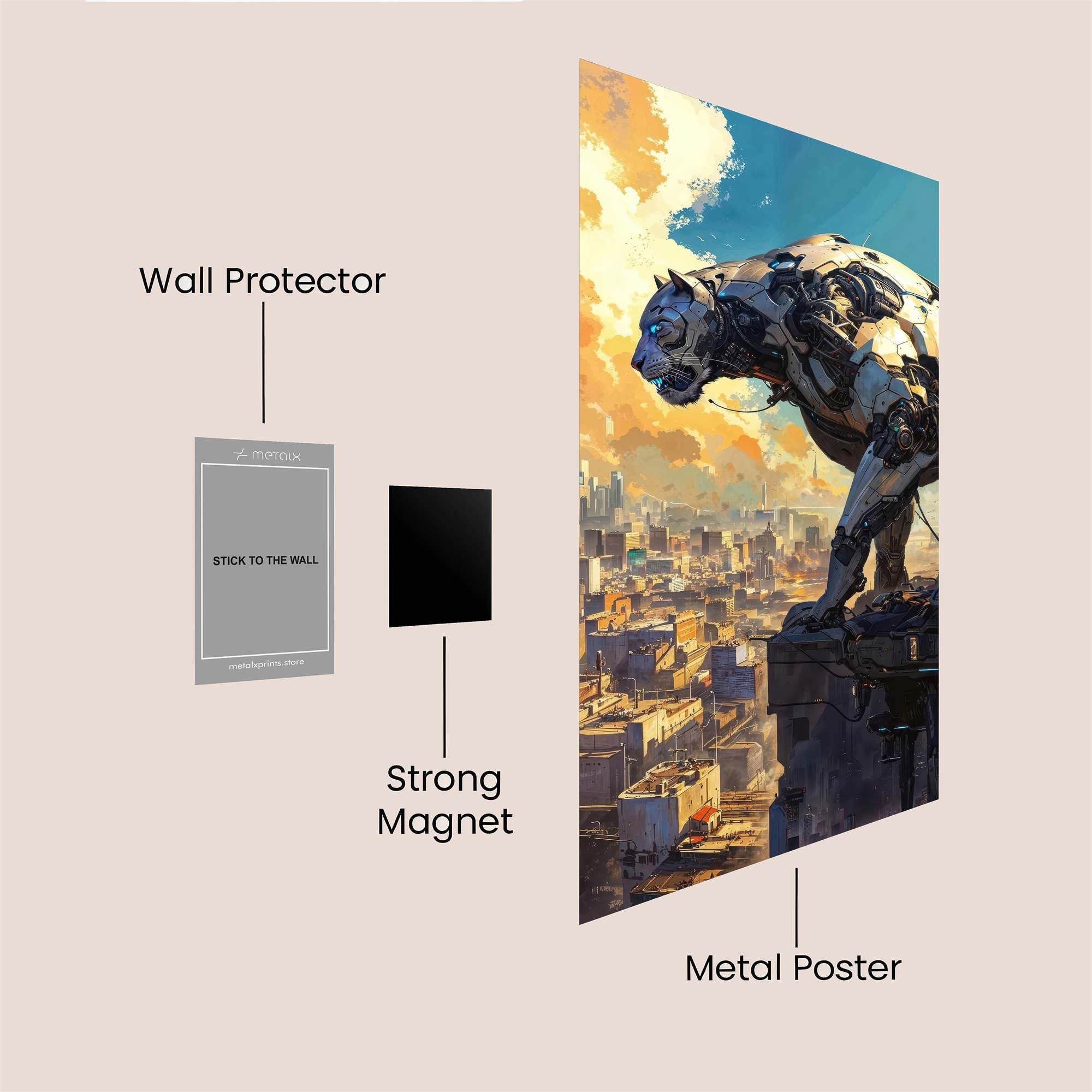 Cyber Guardian Safe Wall Magnetic / M