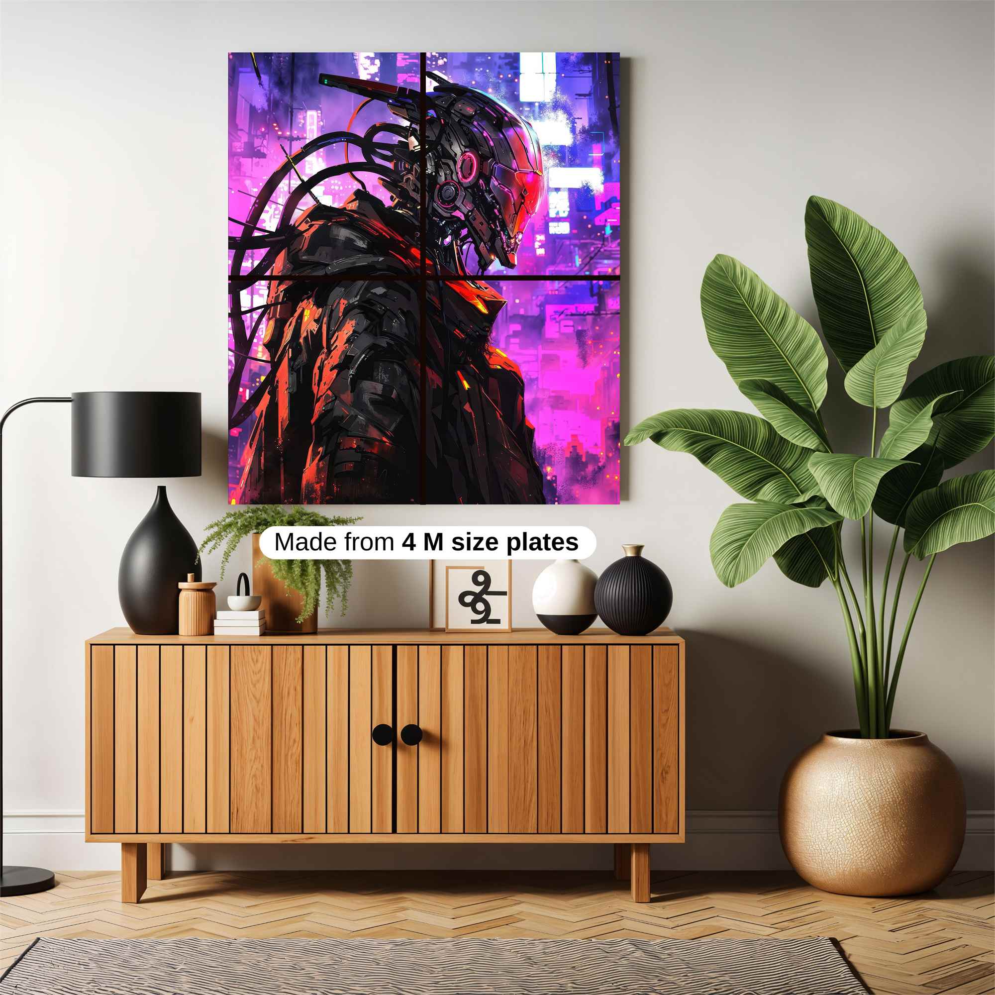 Cyberpunk Sentinel Safe Wall Magnetic / M