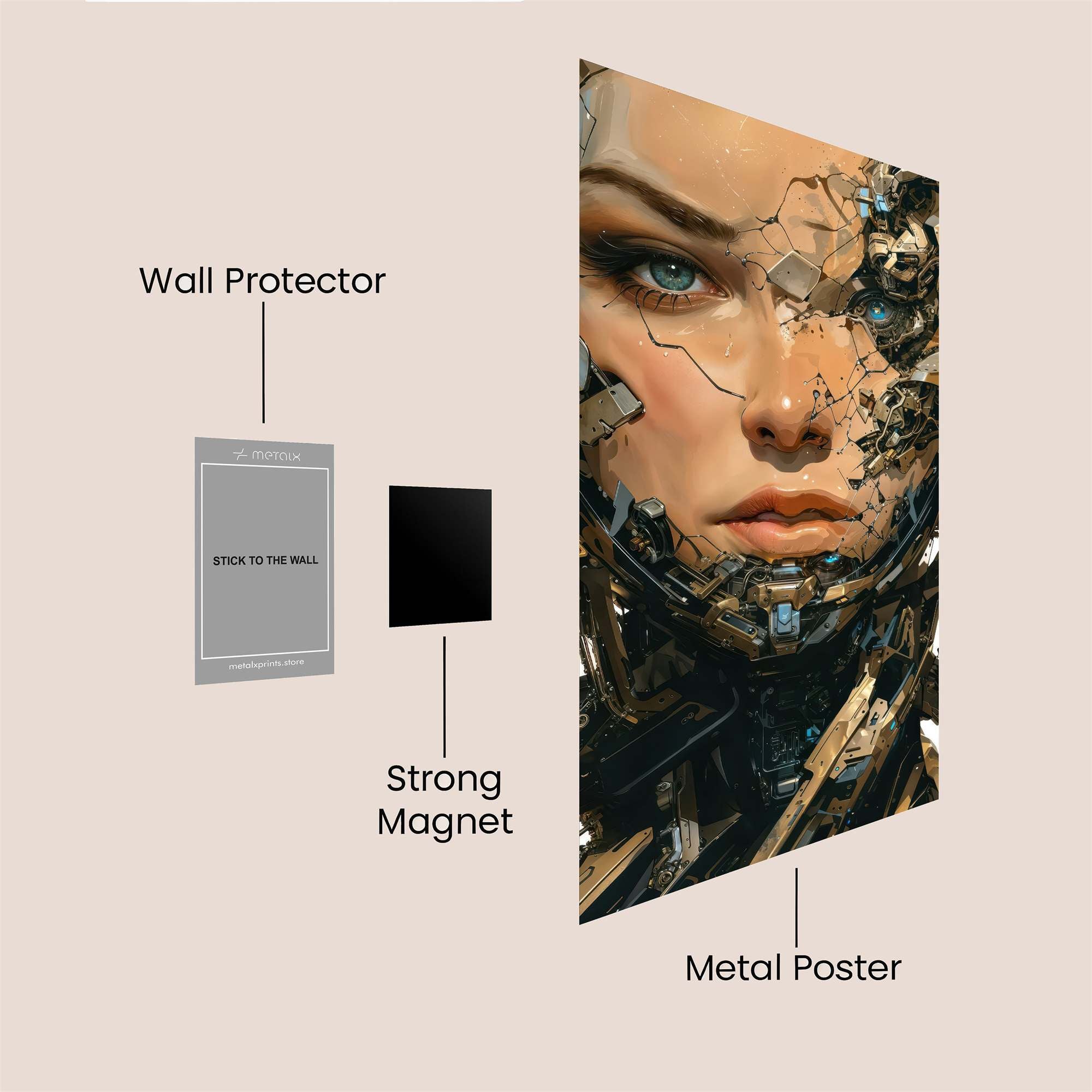 Cyber Melancholy Safe Wall Magnetic / M