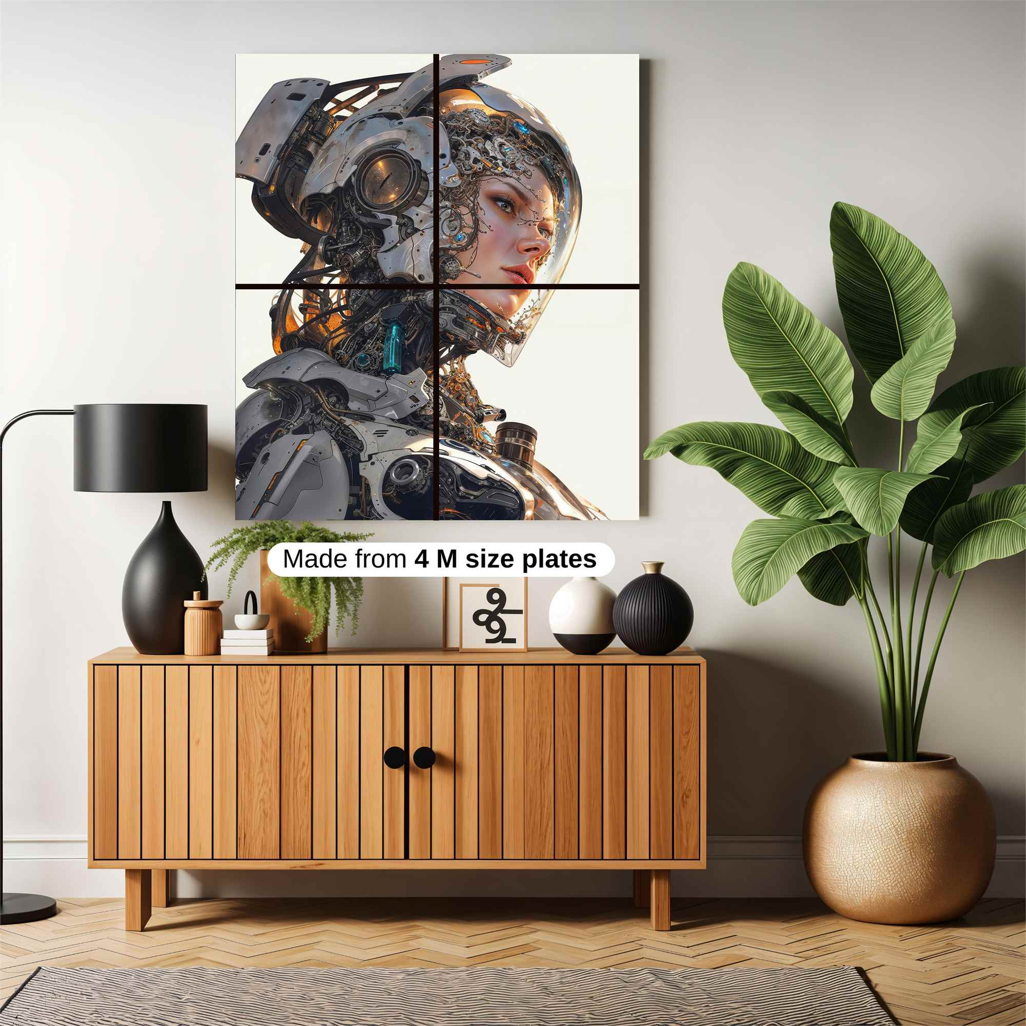 Cyber Serenity Safe Wall Magnetic / M