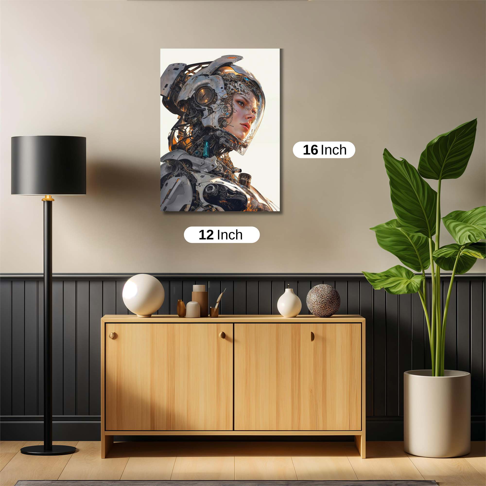 Cyber Serenity Safe Wall Magnetic / M