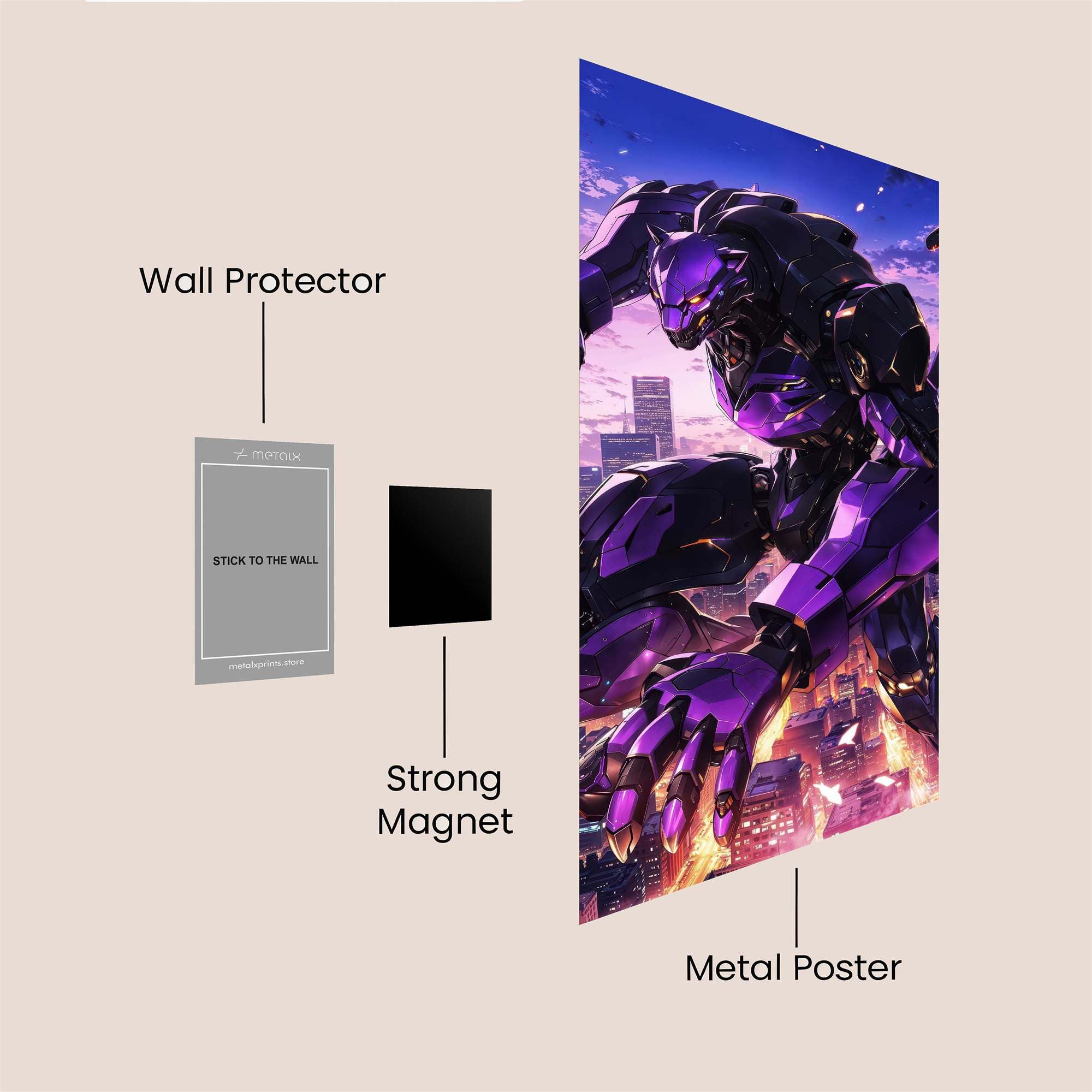 Nightmare Prowler Safe Wall Magnetic / M