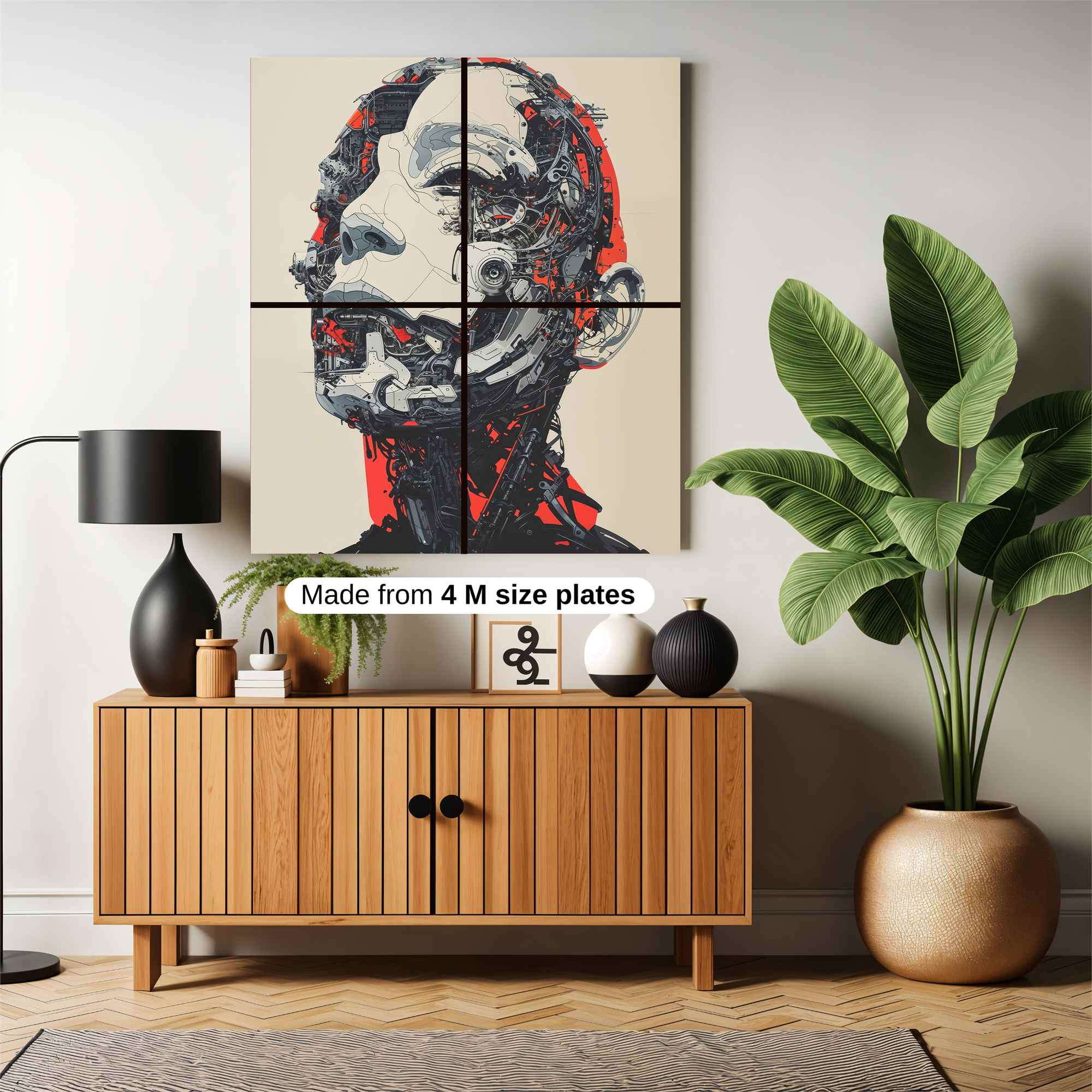 Cyber Serenity Safe Wall Magnetic / M