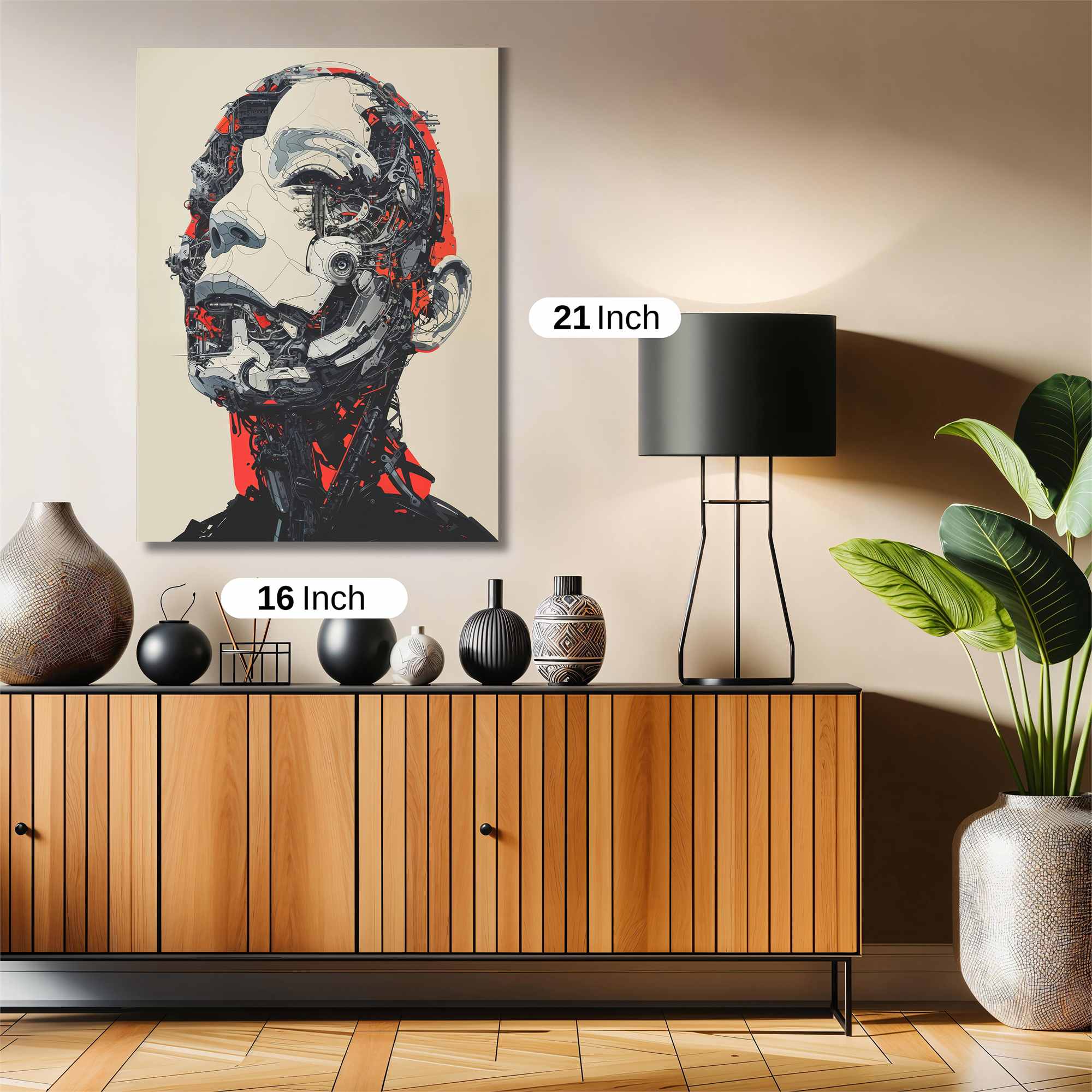 Cyber Serenity Safe Wall Magnetic / M