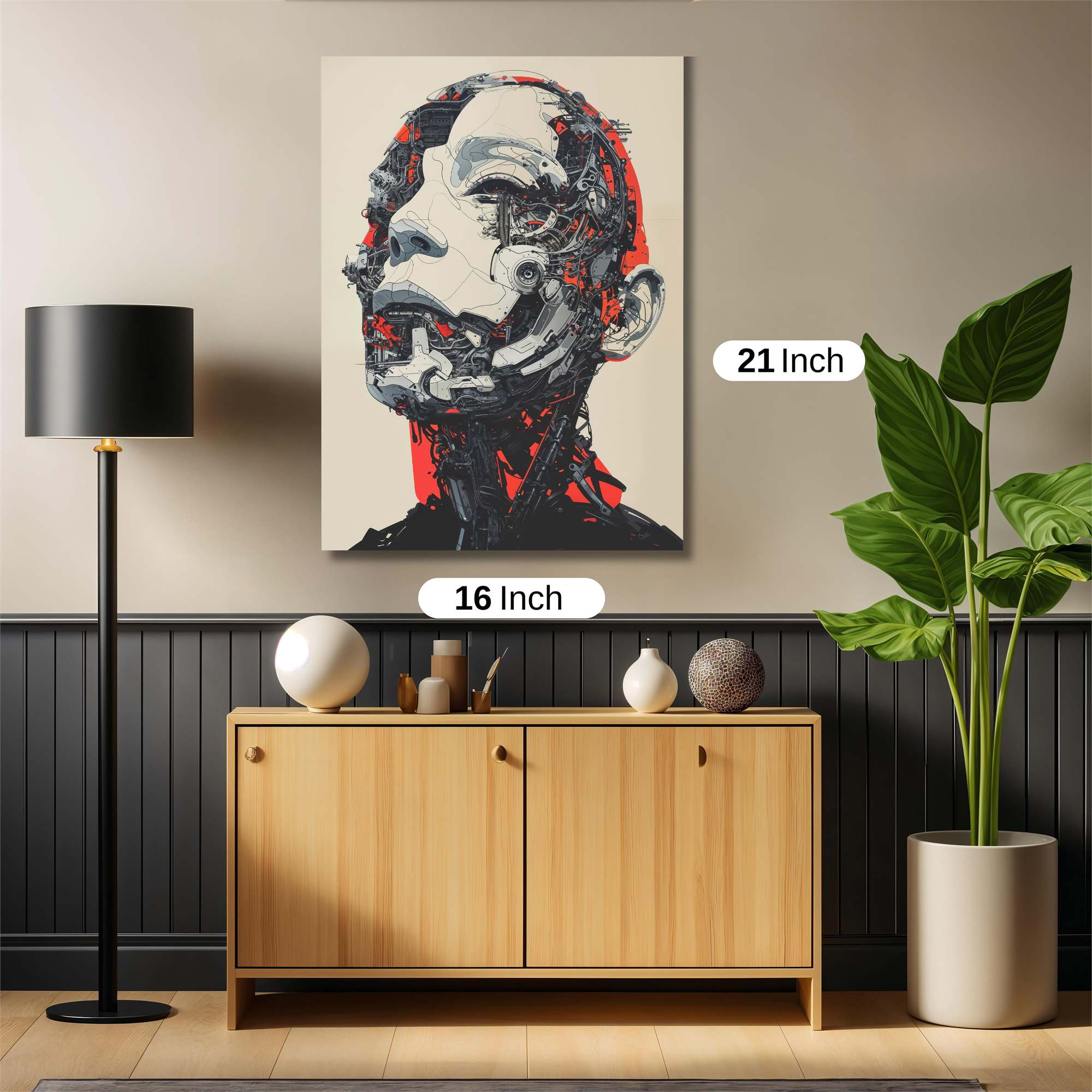 Cyber Serenity Safe Wall Magnetic / M