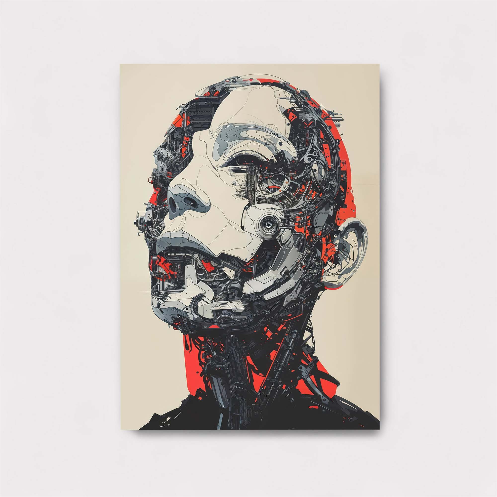 Cyber Serenity Safe Wall Magnetic / M