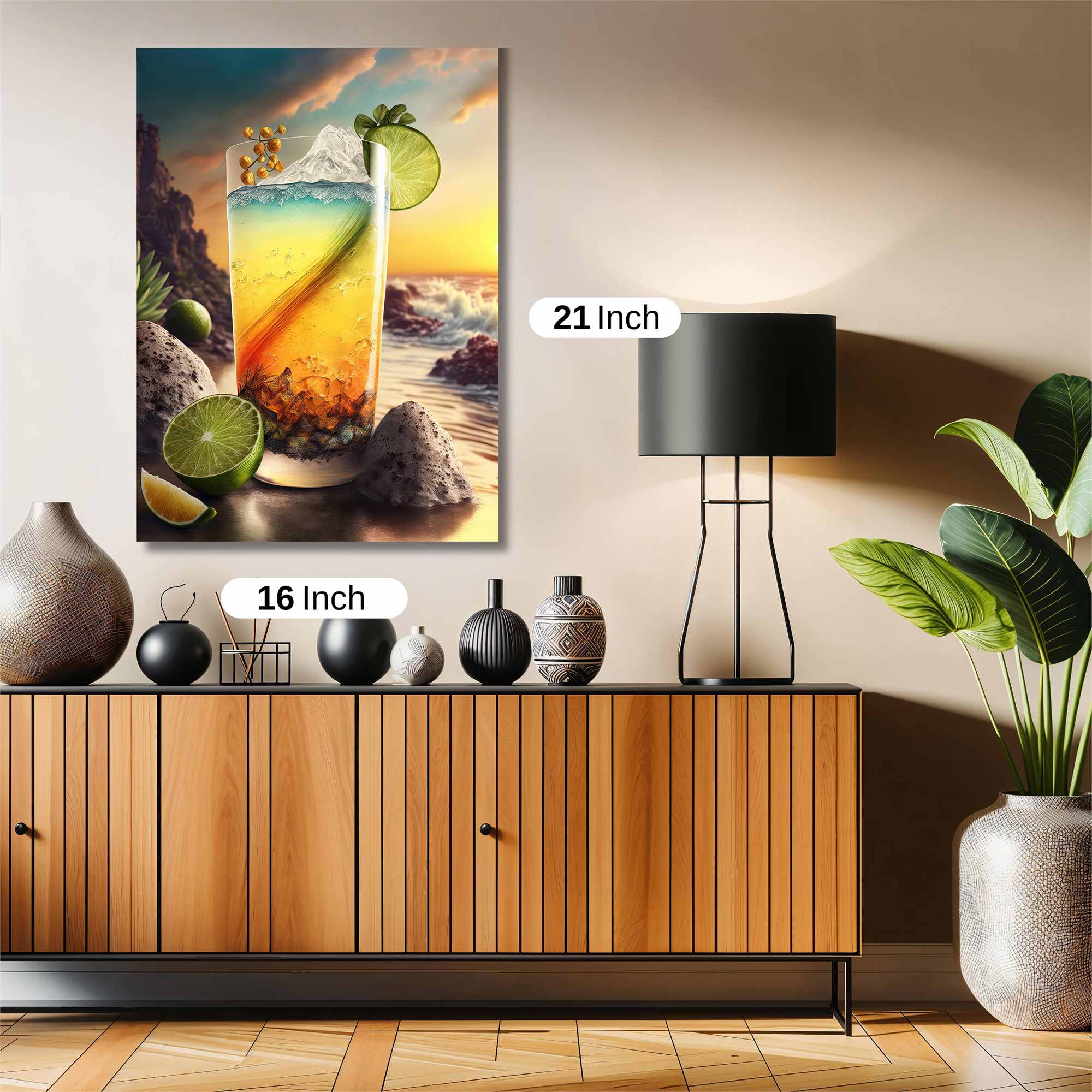 Sunset Serenity Safe Wall Magnetic / M