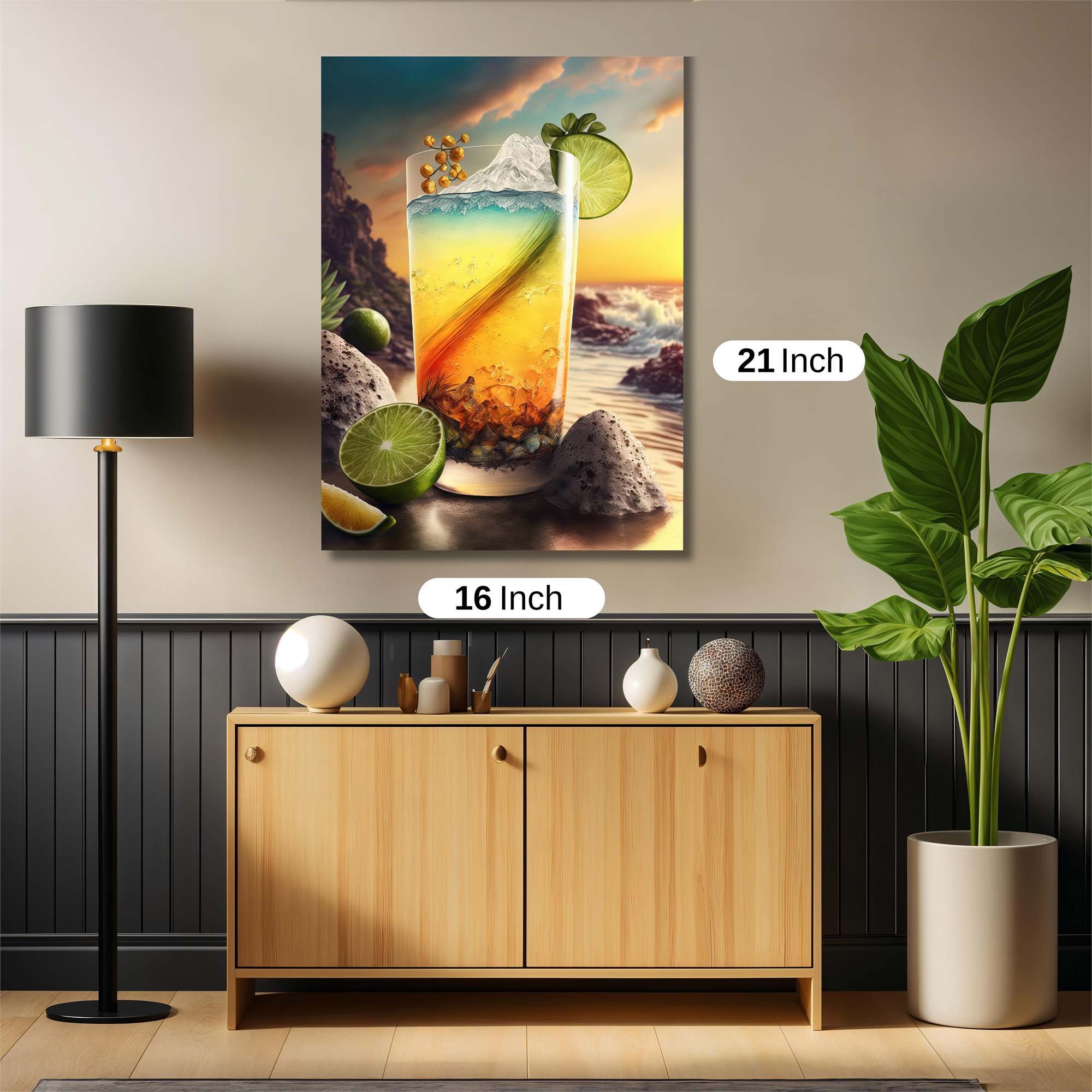 Sunset Serenity Safe Wall Magnetic / M
