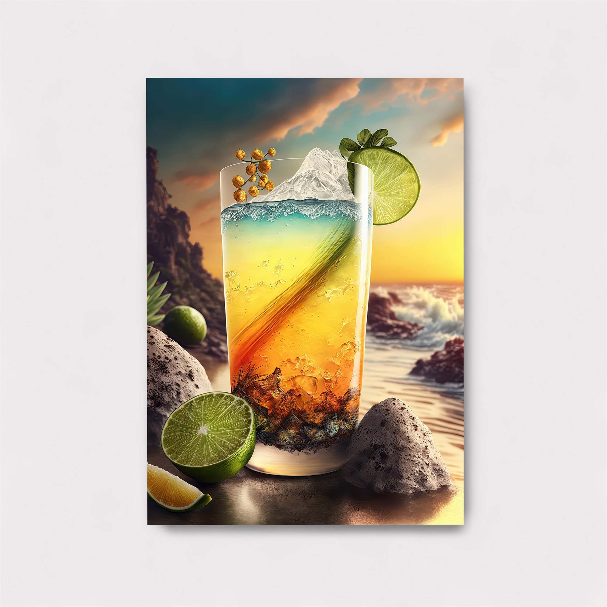 Sunset Serenity Safe Wall Magnetic / M