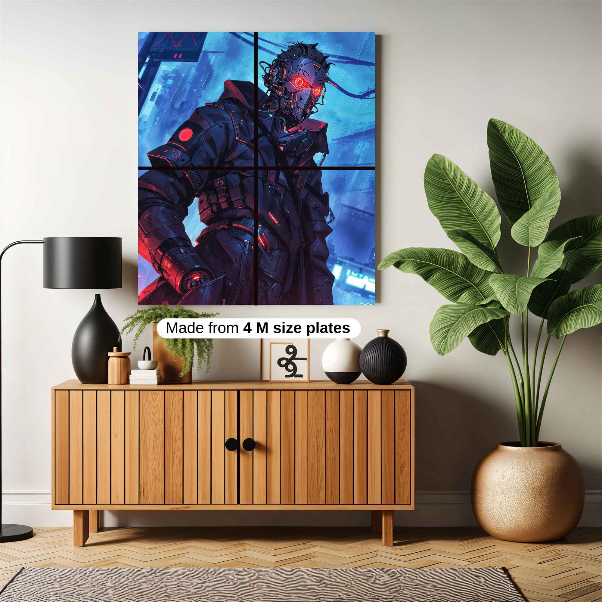 Cyberpunk Sentinel Safe Wall Magnetic / M