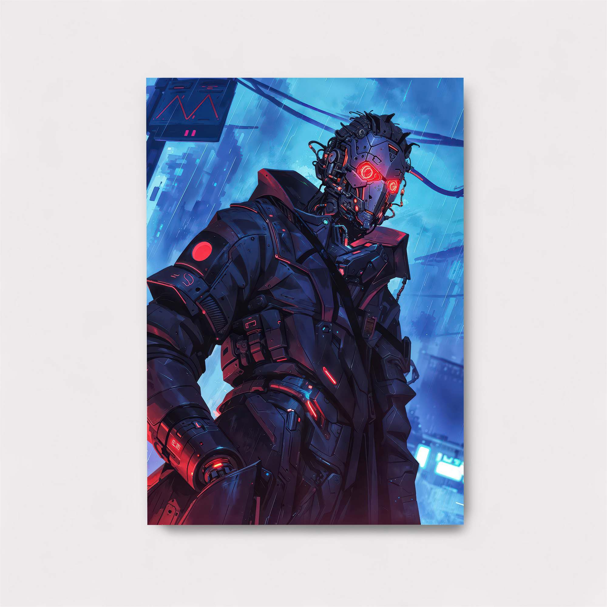 Cyberpunk Sentinel Safe Wall Magnetic / M