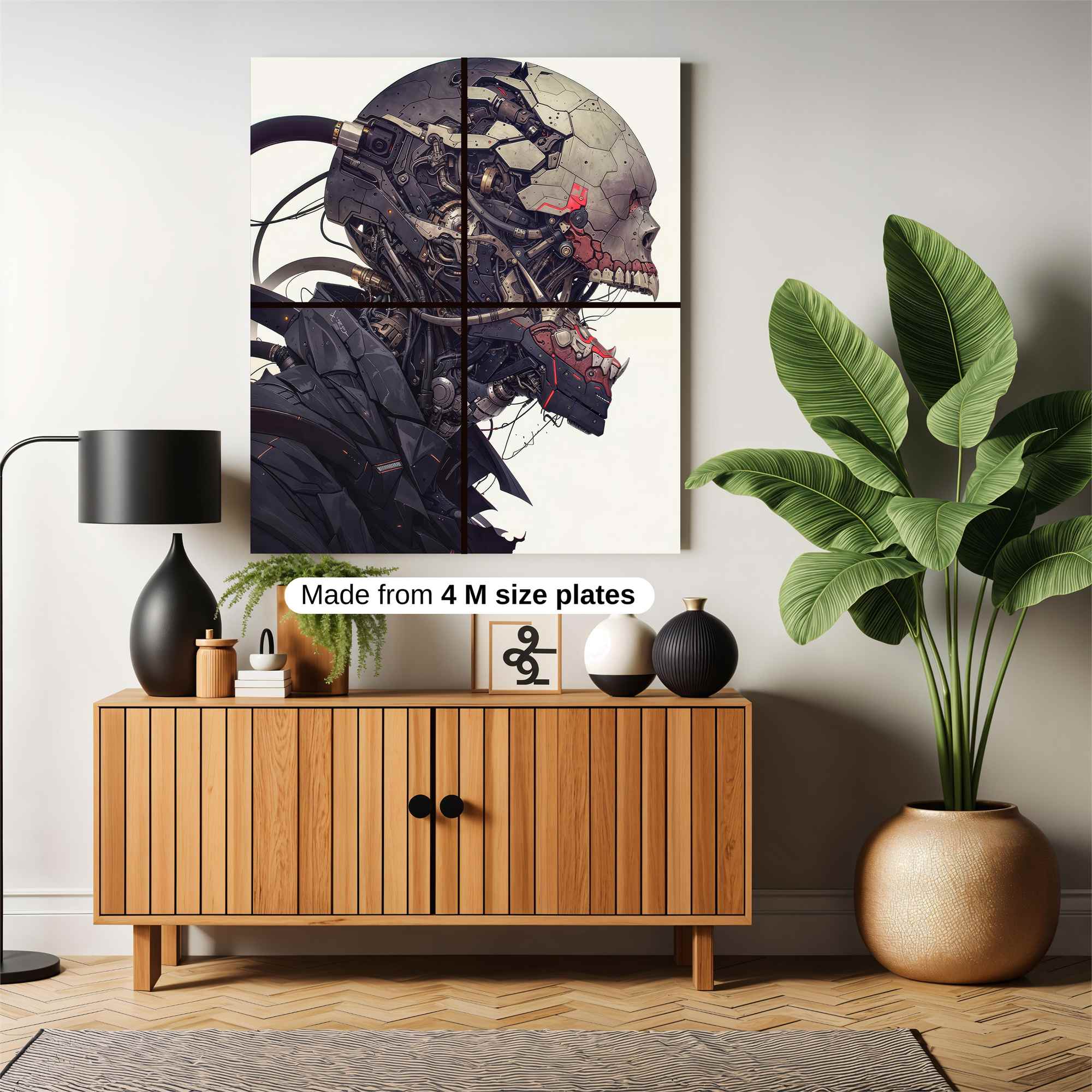 Skull Agony Safe Wall Magnetic / M