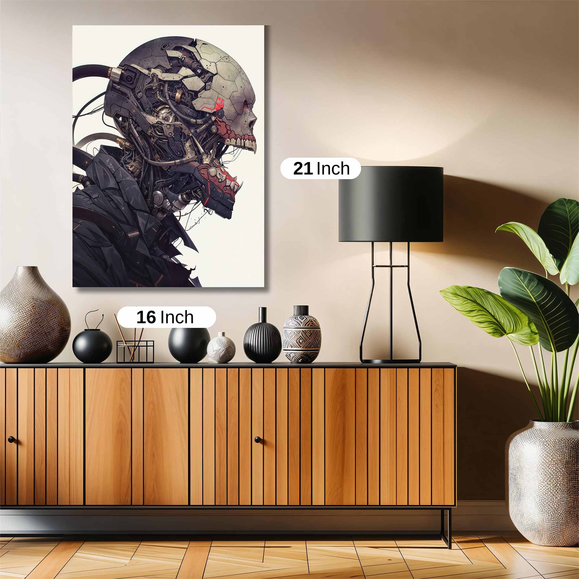 Skull Agony Safe Wall Magnetic / M