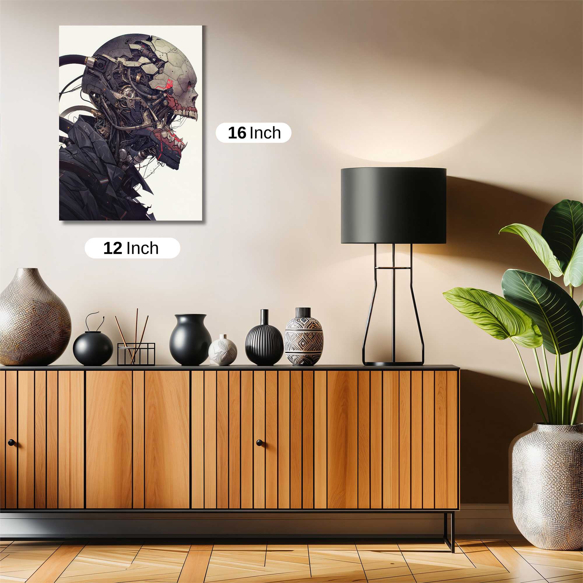Skull Agony Safe Wall Magnetic / M