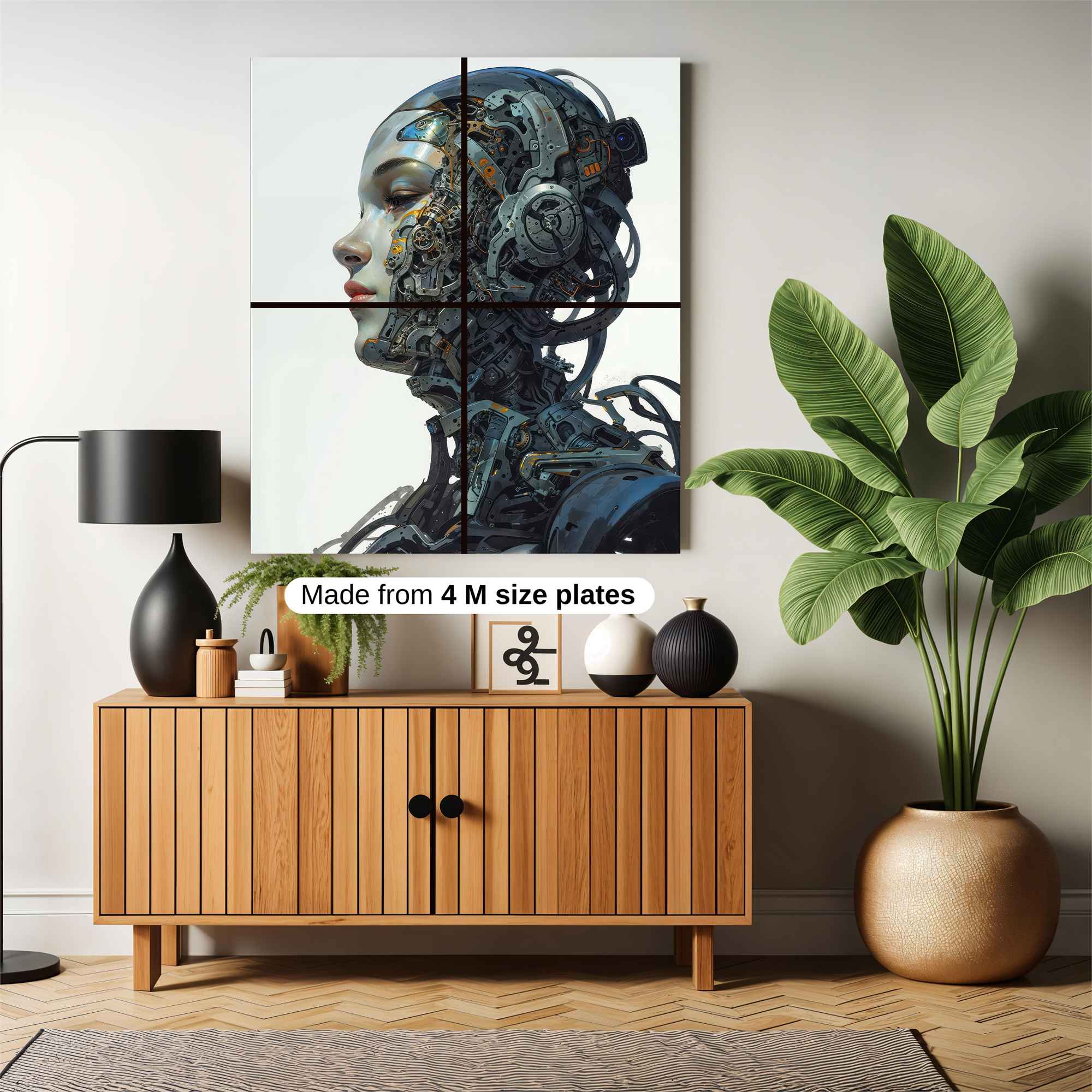 Cyber Serenity Safe Wall Magnetic / M