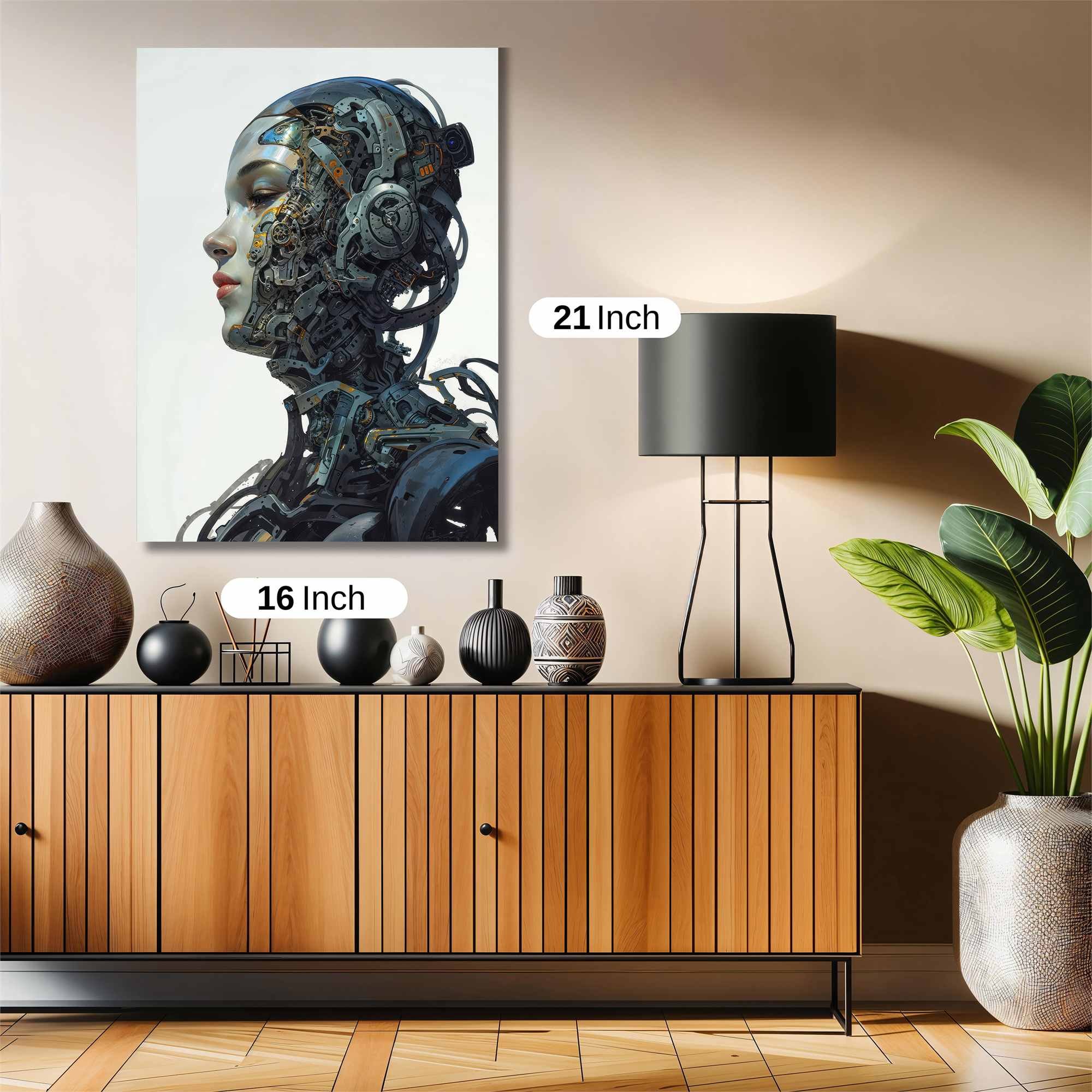 Cyber Serenity Safe Wall Magnetic / M